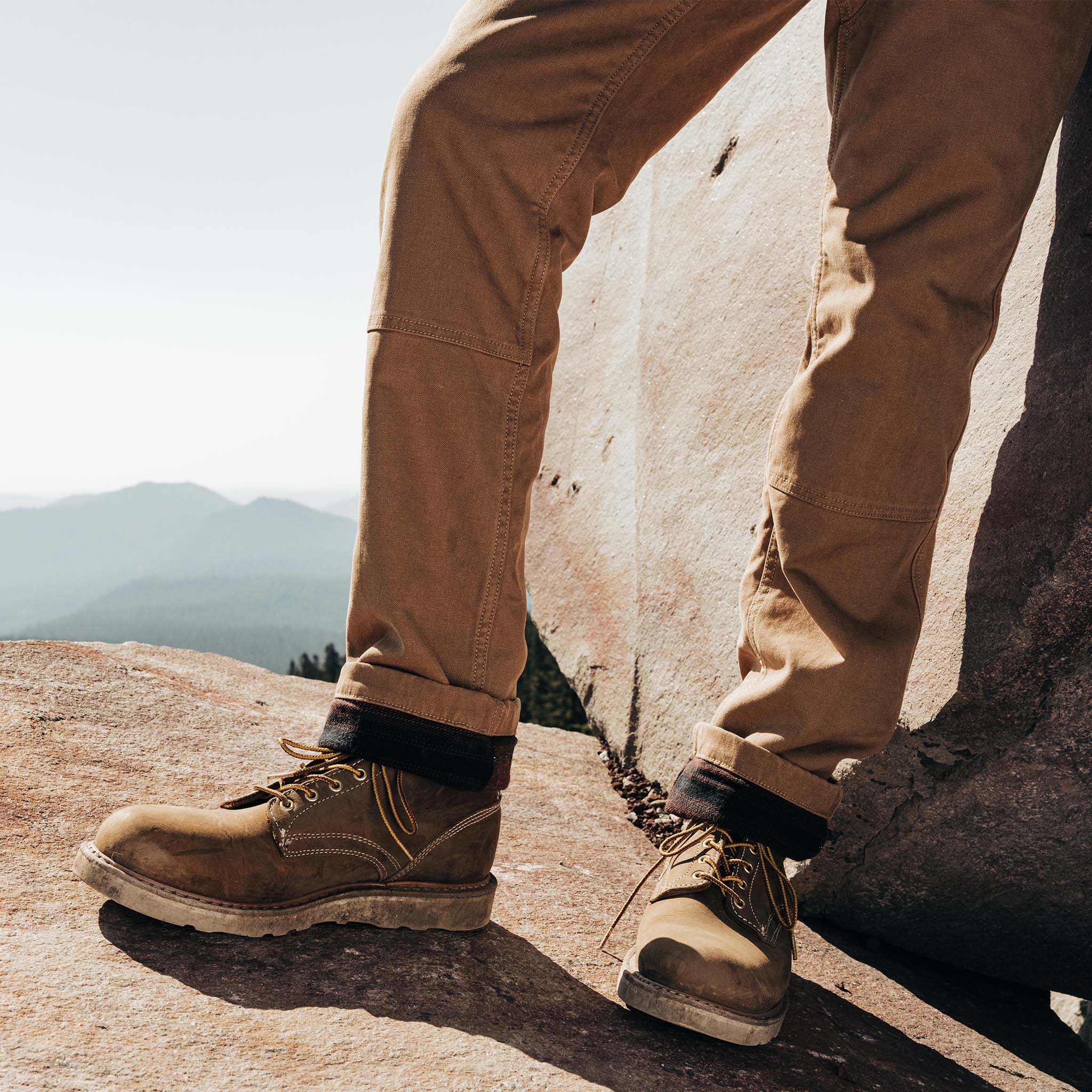 The Lined Chore Pant in Tobacco Boss Duck - Image 4