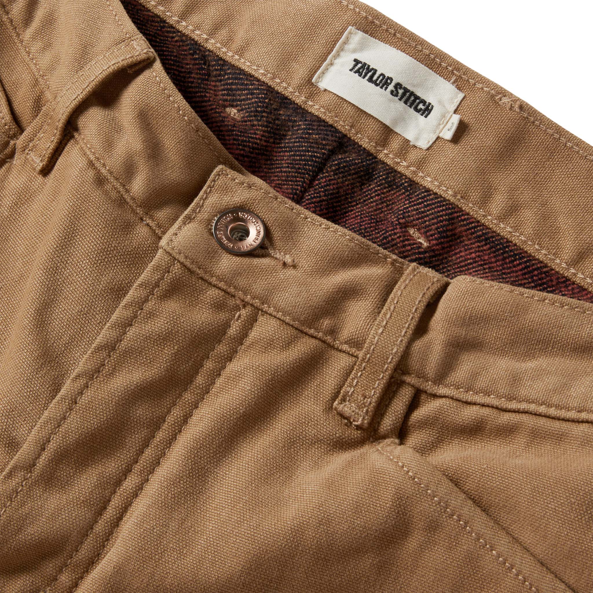The Lined Chore Pant in Tobacco Boss Duck - Image 5