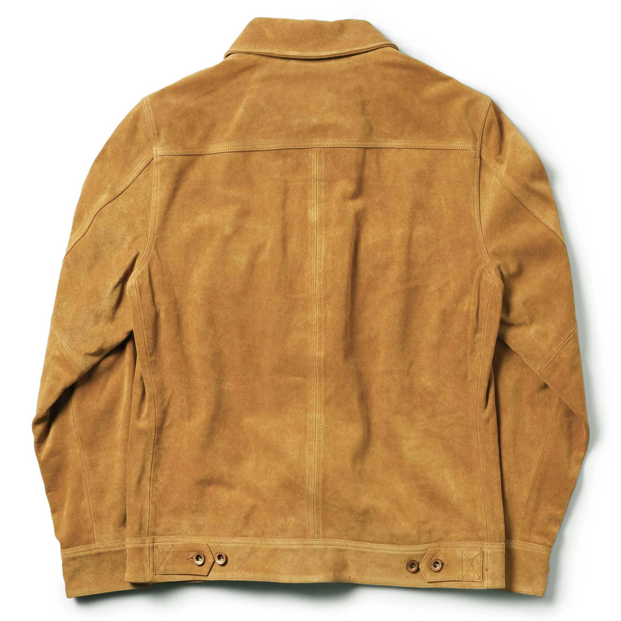 The Lined Long Haul Jacket in Sand Suede - Image 11