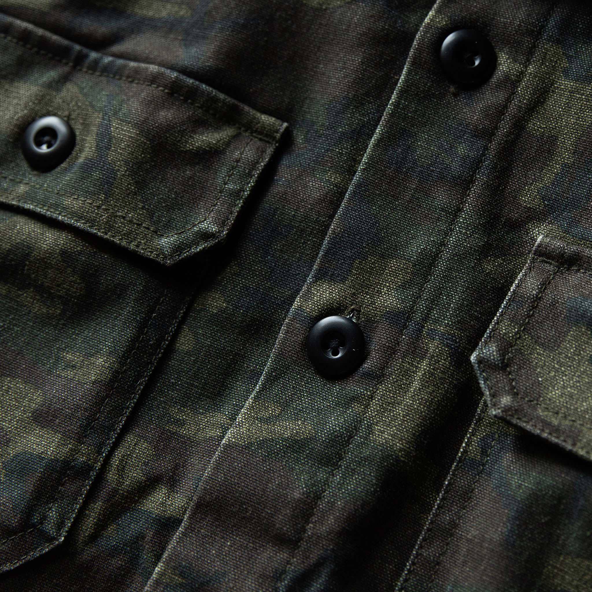 The Lined Shop Shirt in Woodland Camo Boss Duck - Image 6