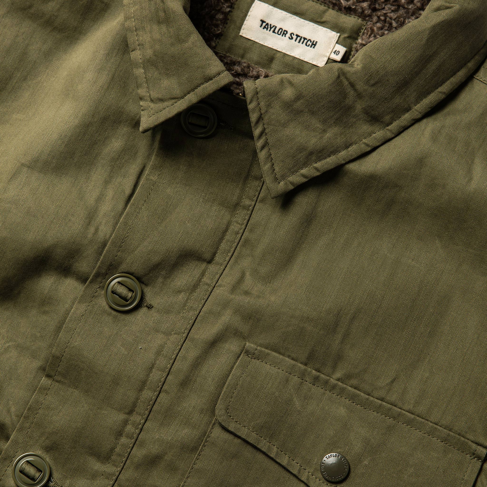 The Lined Watts Jacket in Olive - Image 6
