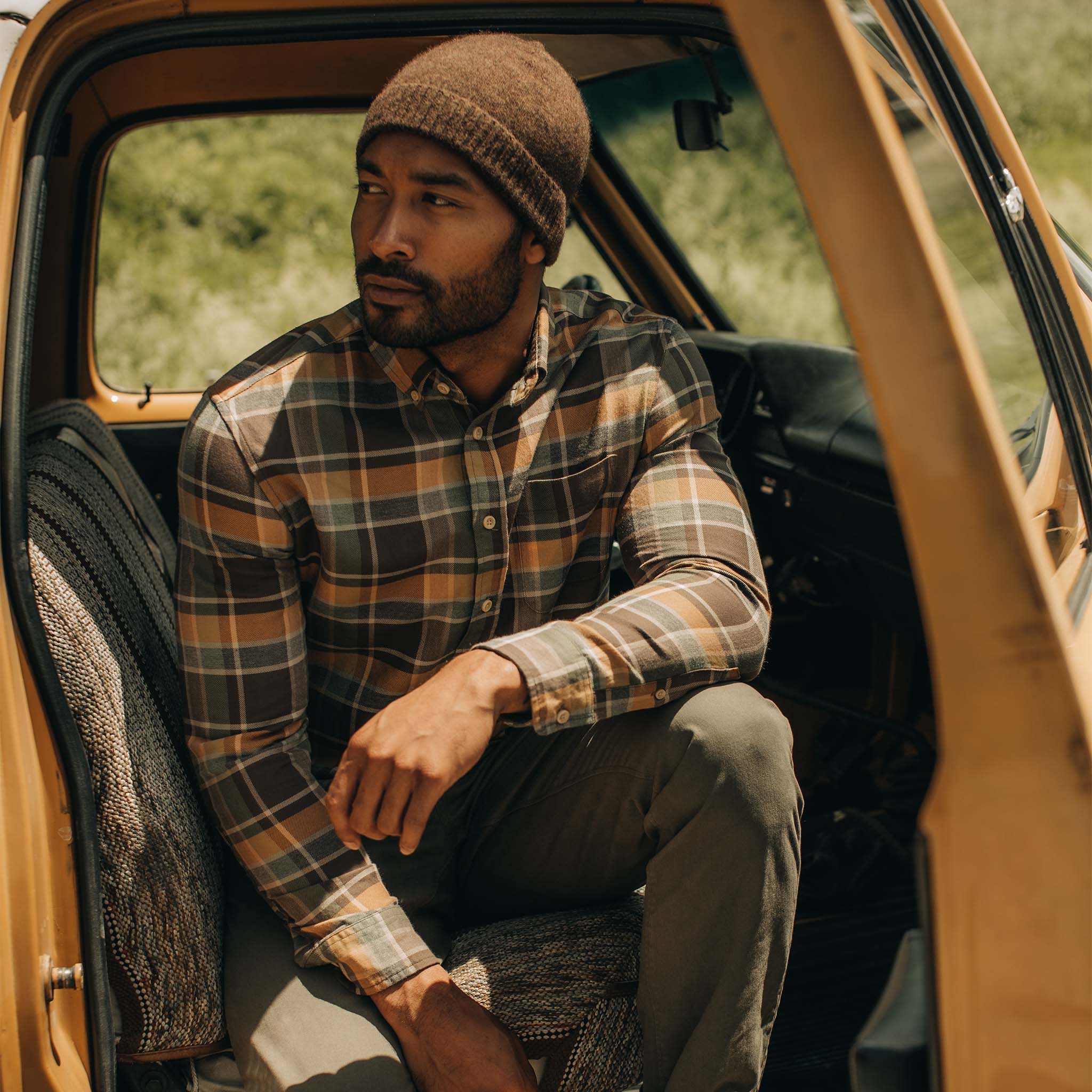 The Lodge Beanie in Coffee - Image 2