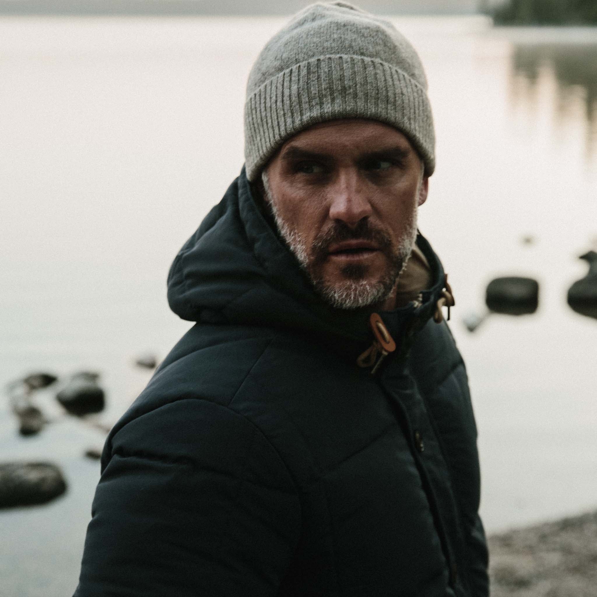 The Lodge Beanie in Heather Oat - Image 2