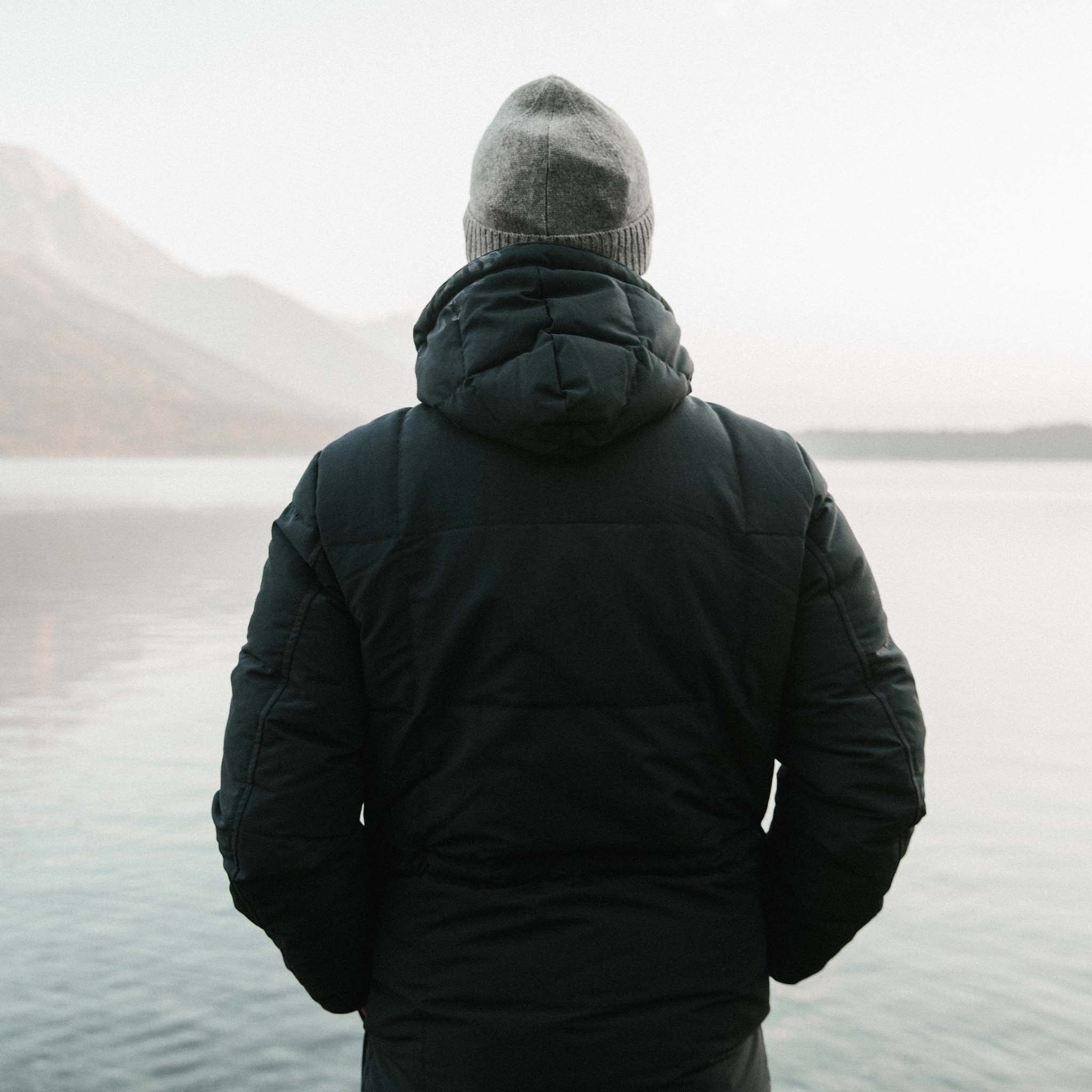 The Lodge Beanie in Heather Oat - Image 4