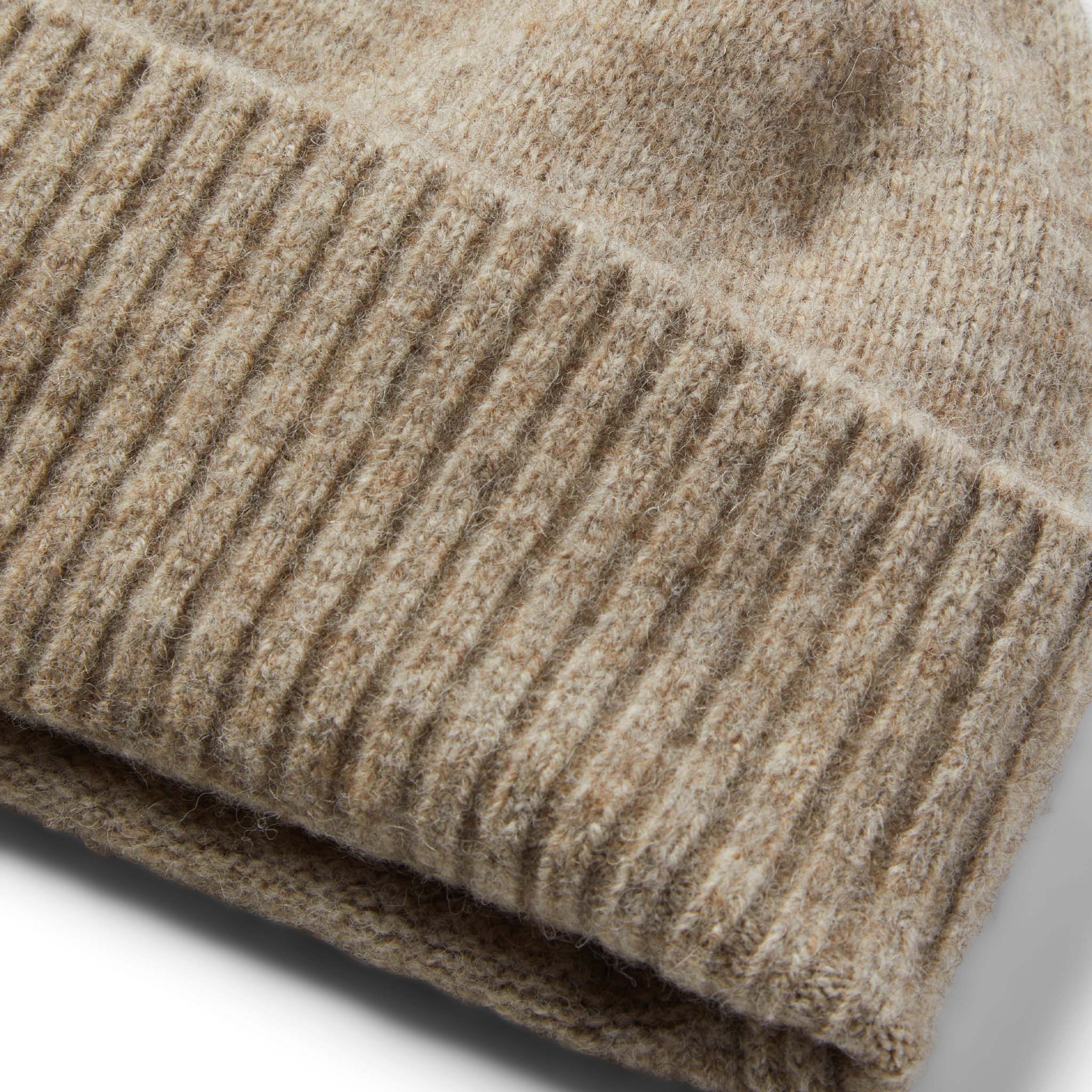 The Lodge Beanie in Heather Oat - Image 5