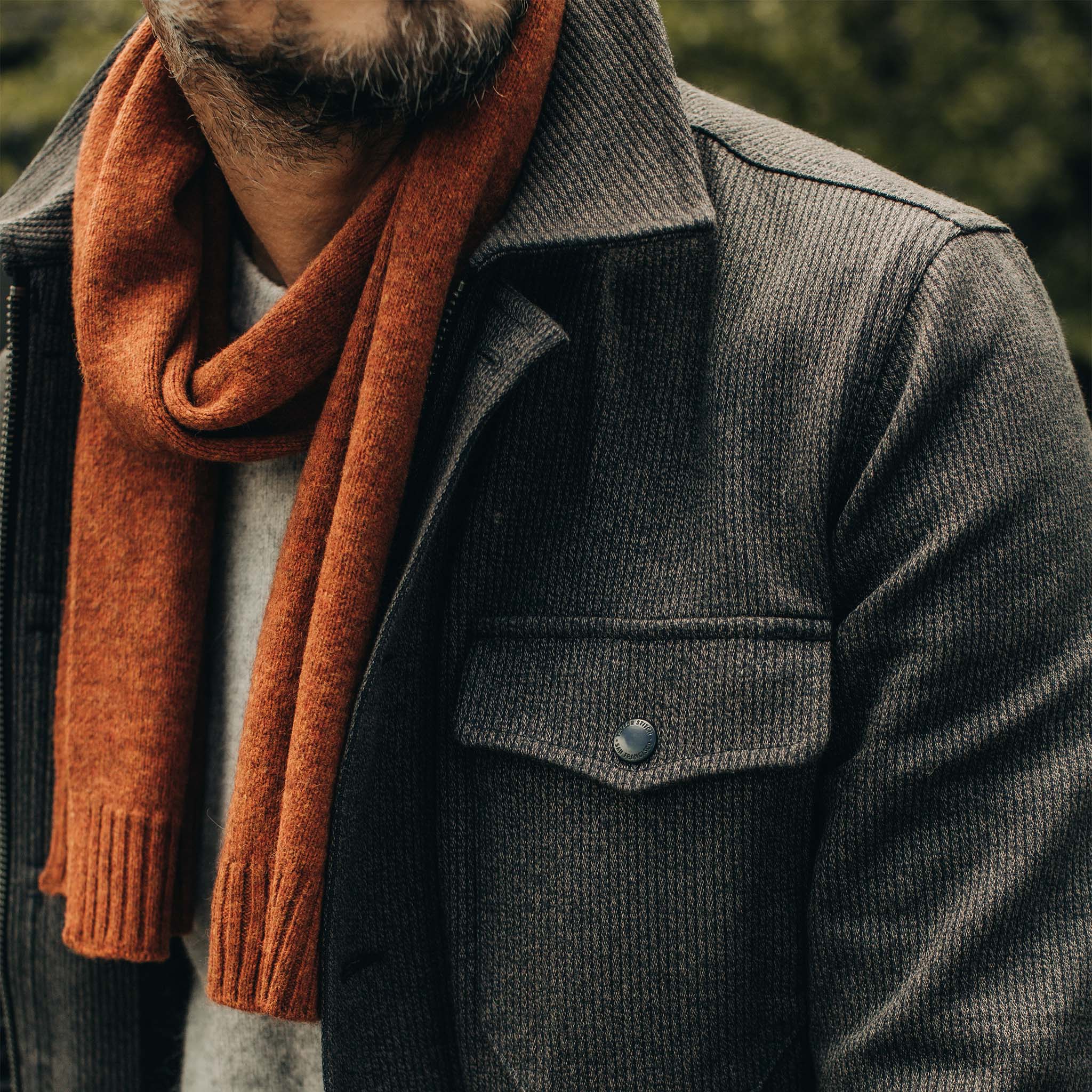 The Lodge Scarf in Rust - Image 2