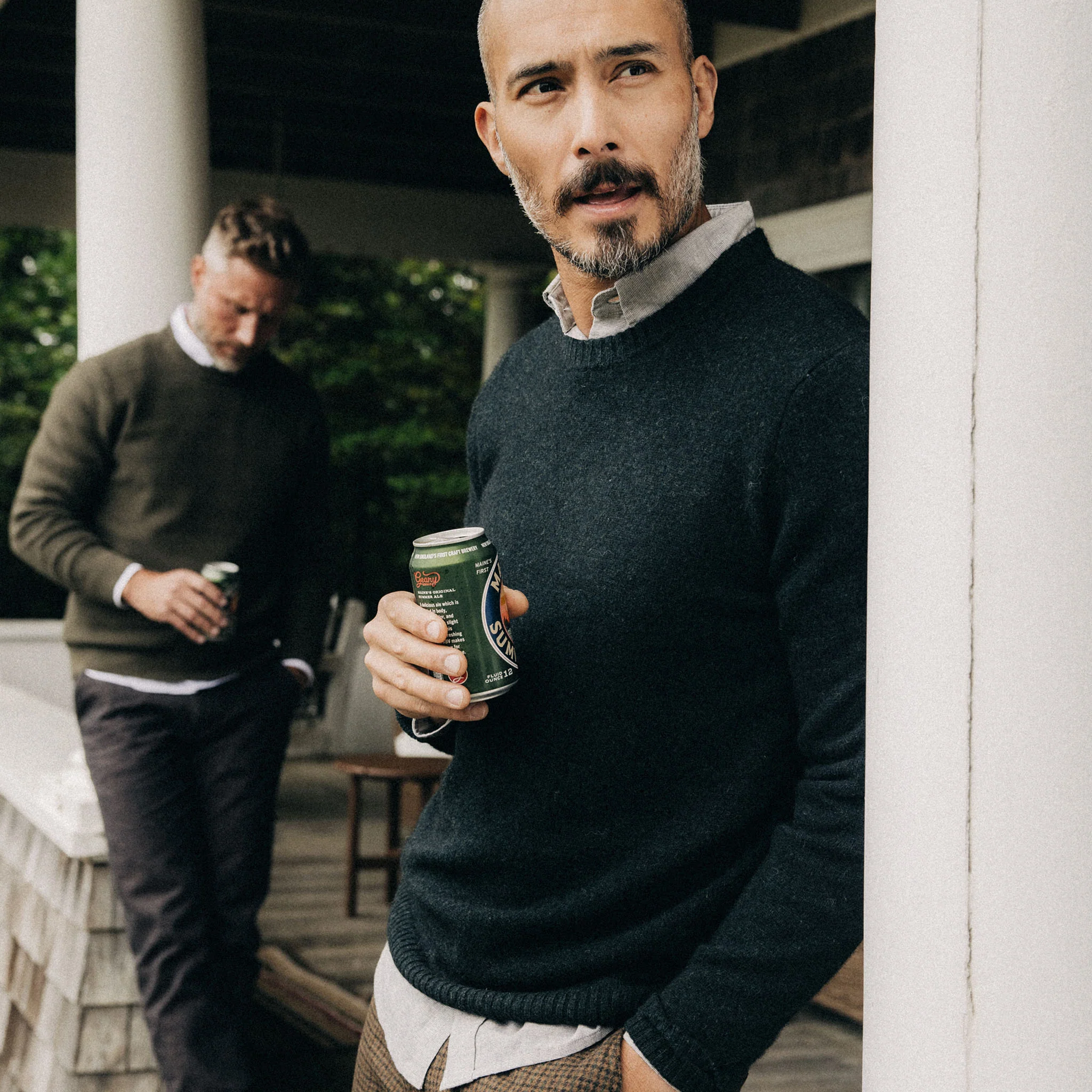 The Lodge Sweater in Black Pine - Image 3