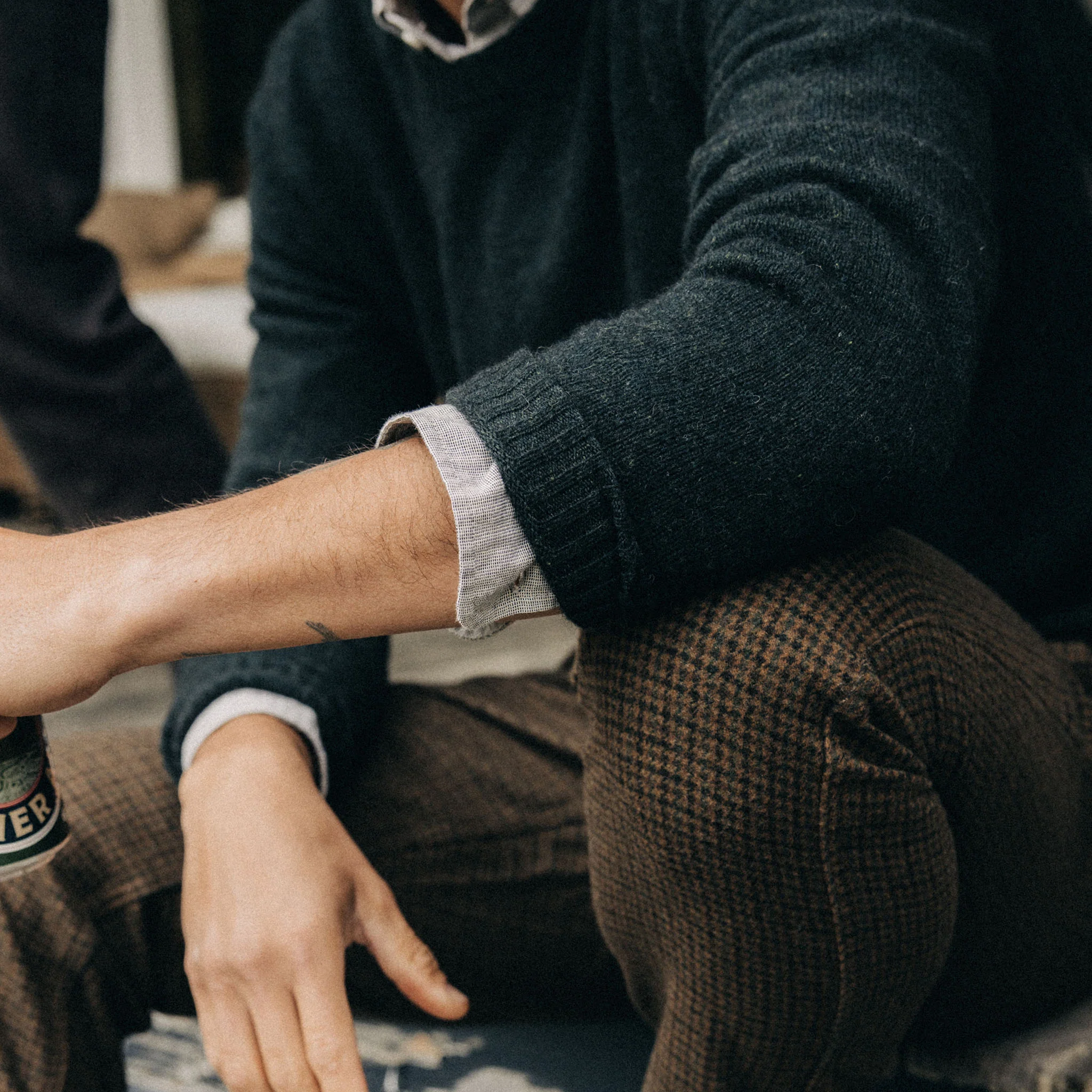 The Lodge Sweater in Black Pine - Image 4