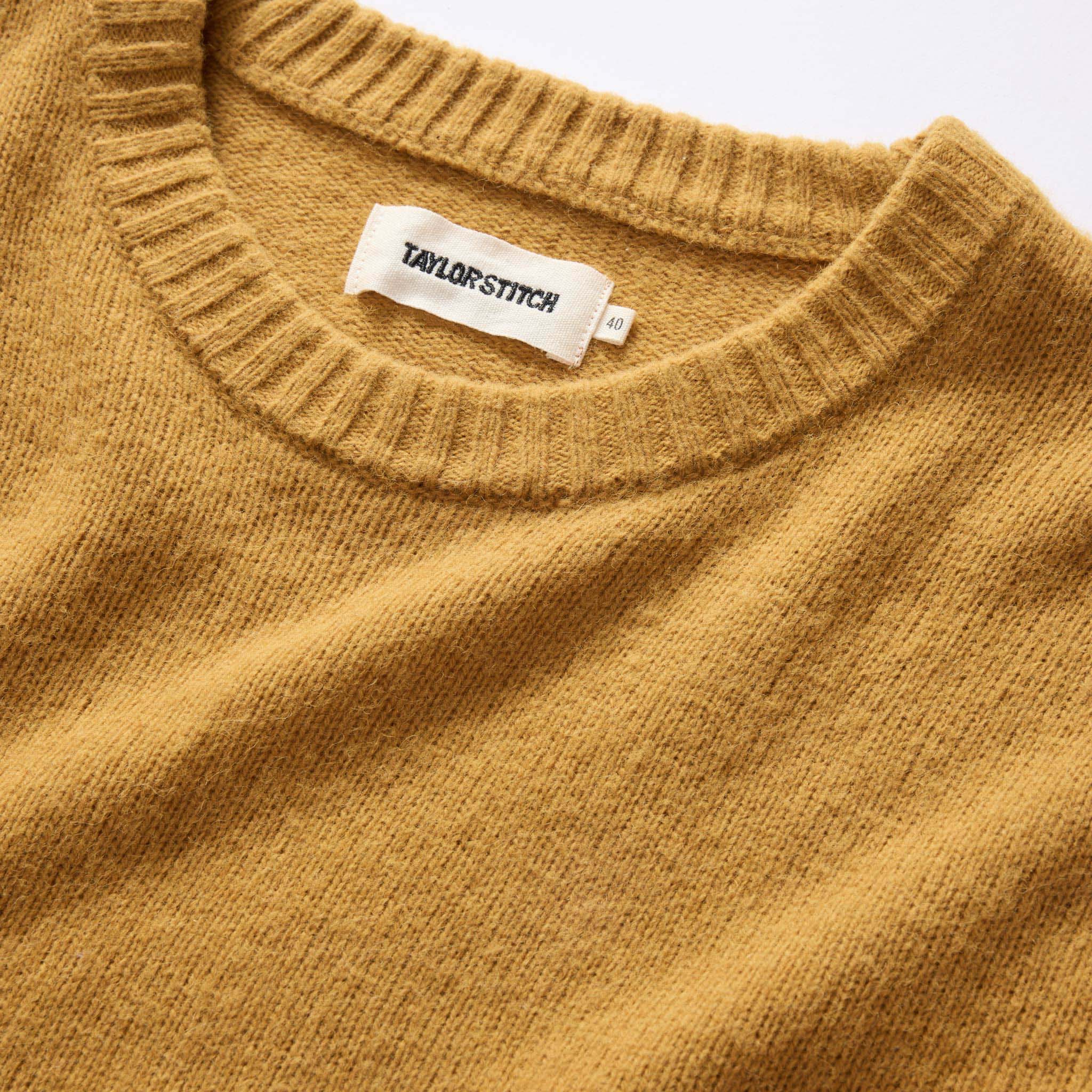 The Lodge Sweater in Gold - Image 3
