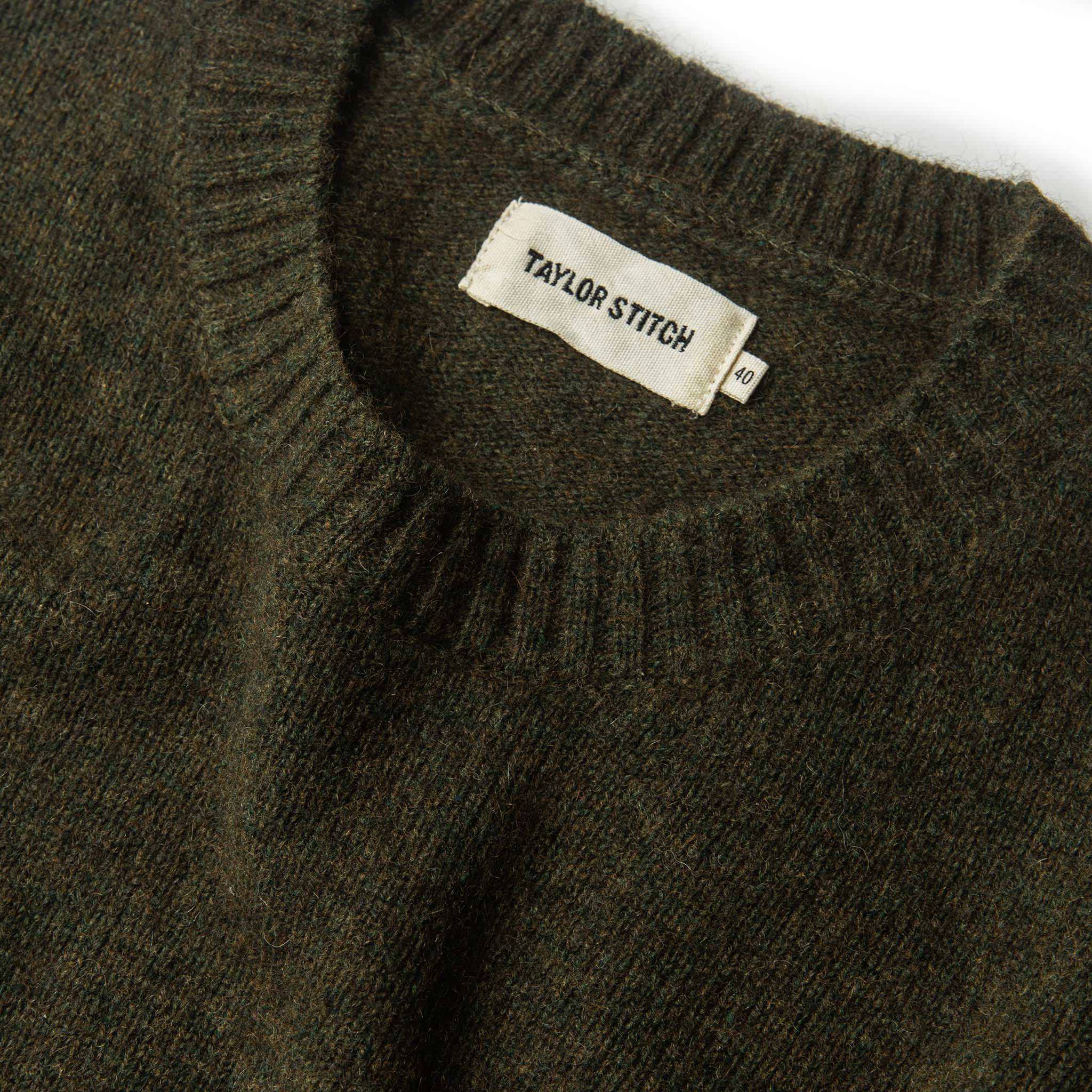 The Lodge Sweater in Heather Forest - Image 5