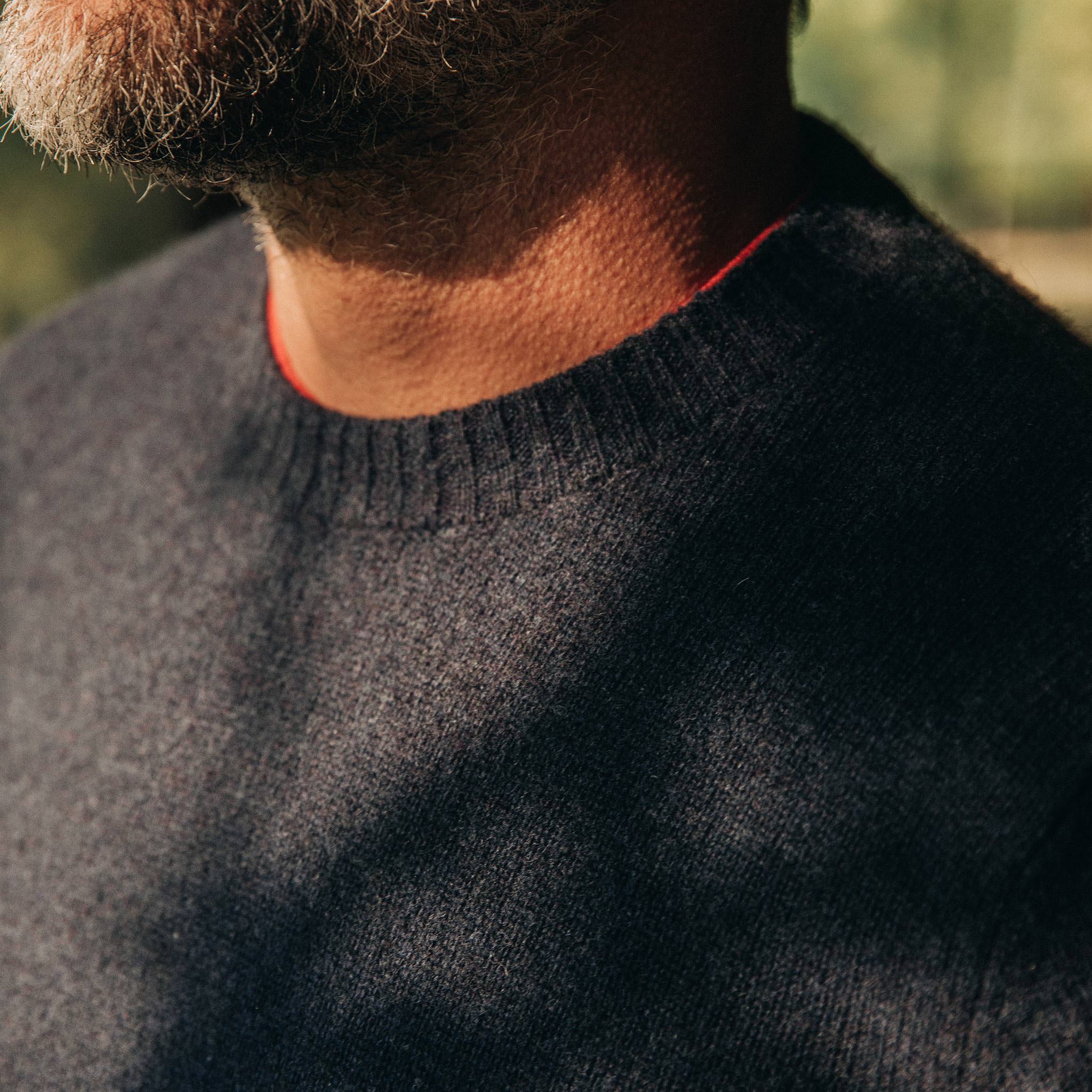 The Lodge Sweater in Navy - Image 4