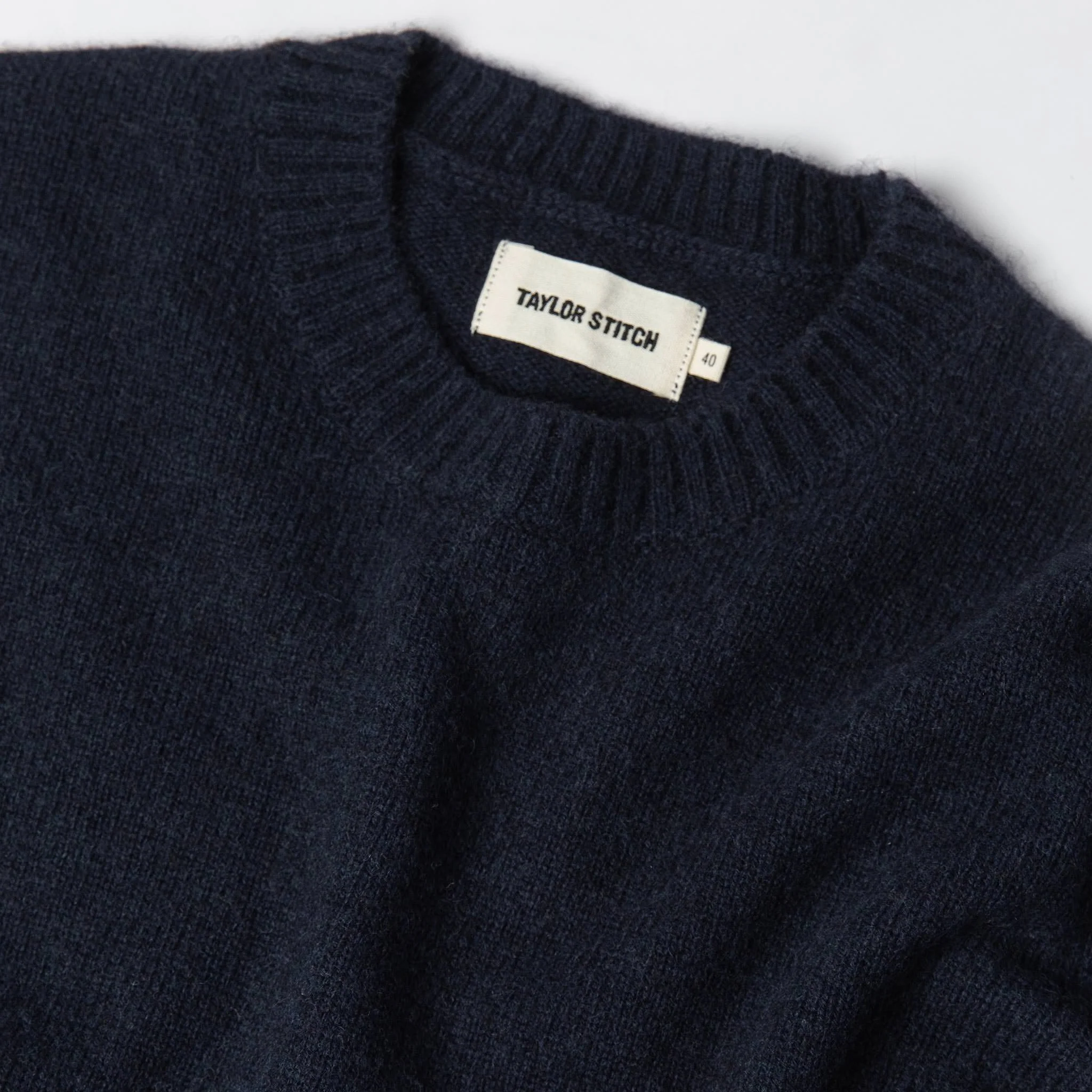 The Lodge Sweater in Navy - Image 7