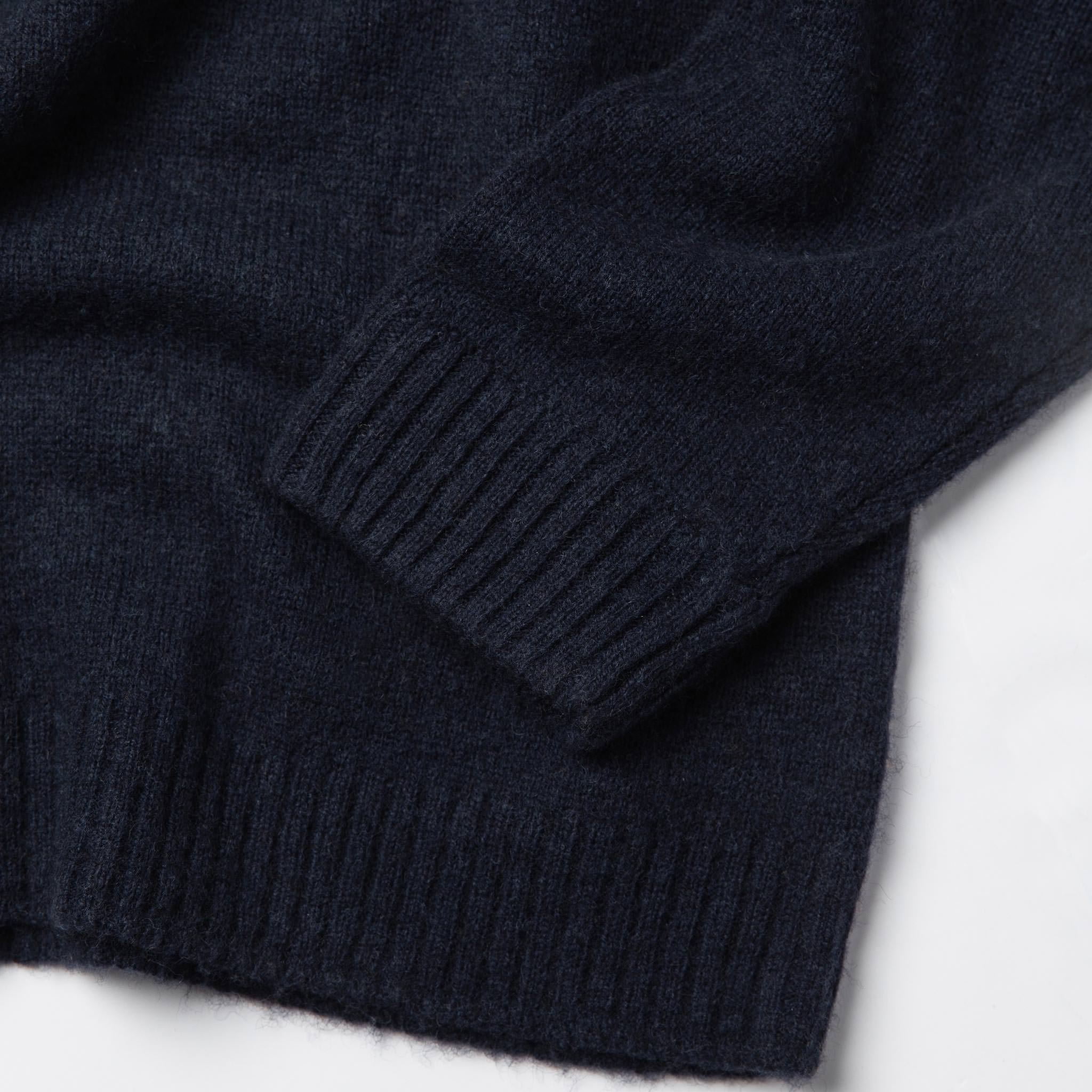 The Lodge Sweater in Navy - Image 8