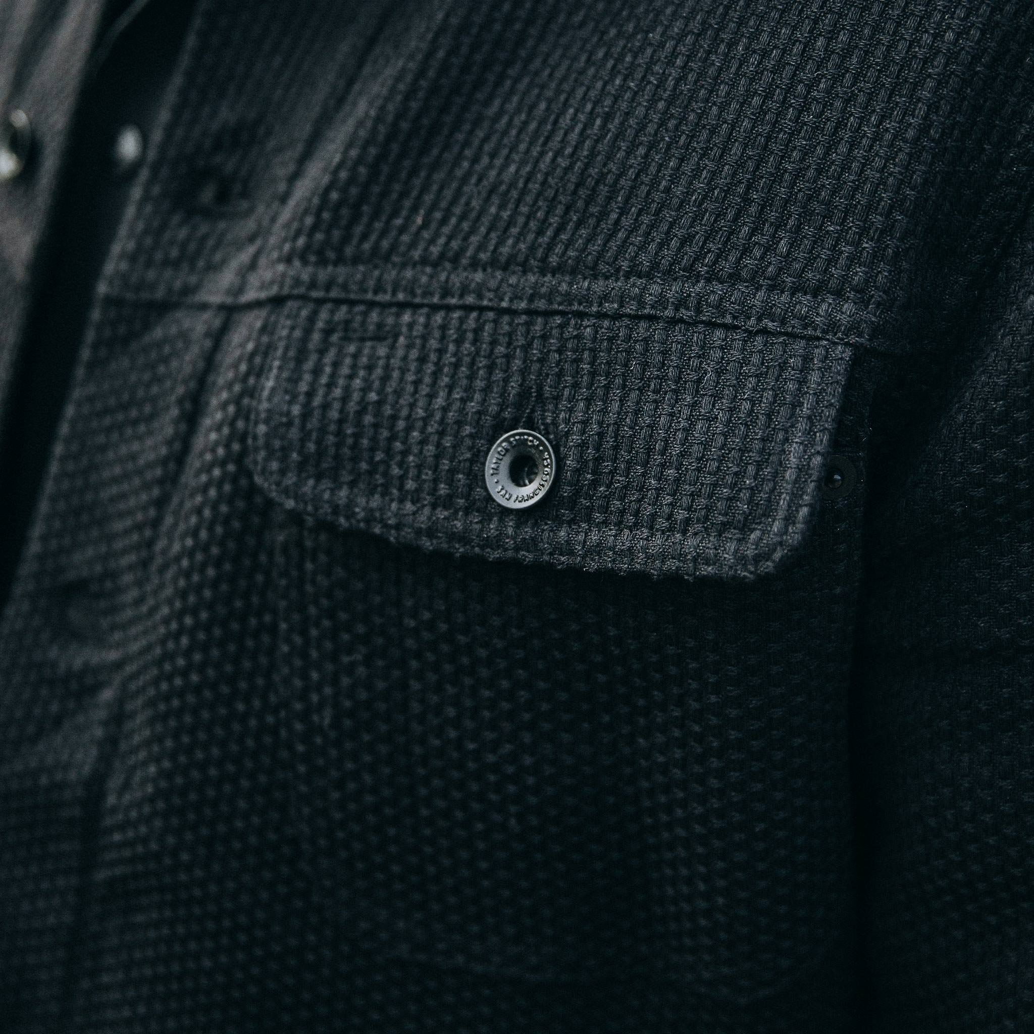 The Long Haul Jacket in Black Indigo Sashiko - Image 4