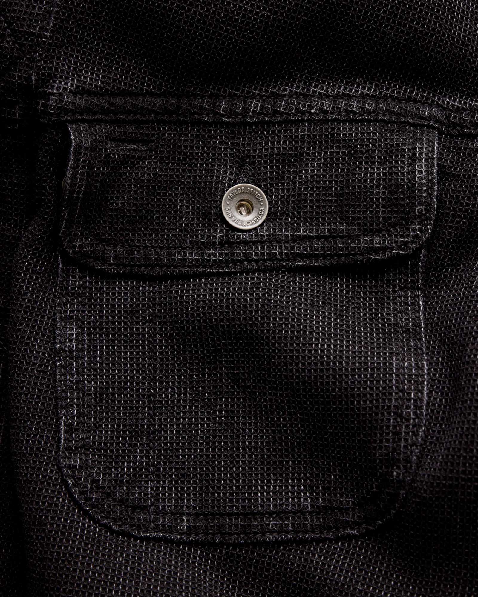The Long Haul Jacket in Black Indigo Waffle - Image 7
