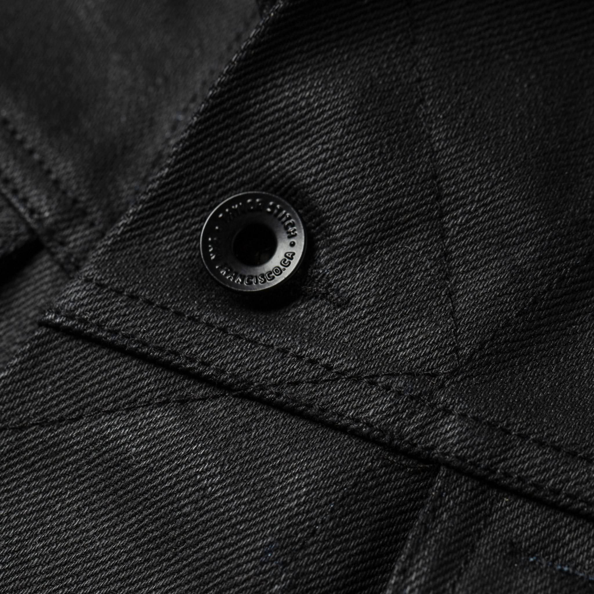 The Long Haul Jacket in Black Over-dye Selvage - Image 8