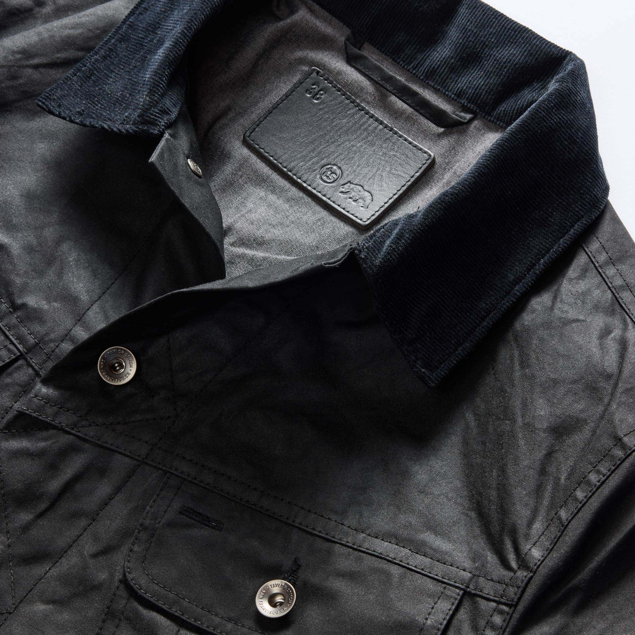 The Long Haul Jacket in Coal Waxed Canvas - Image 6