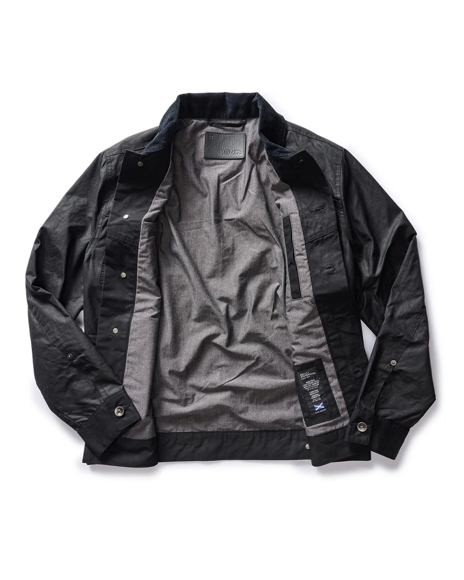 The Long Haul Jacket in Coal Waxed Canvas - Image 9