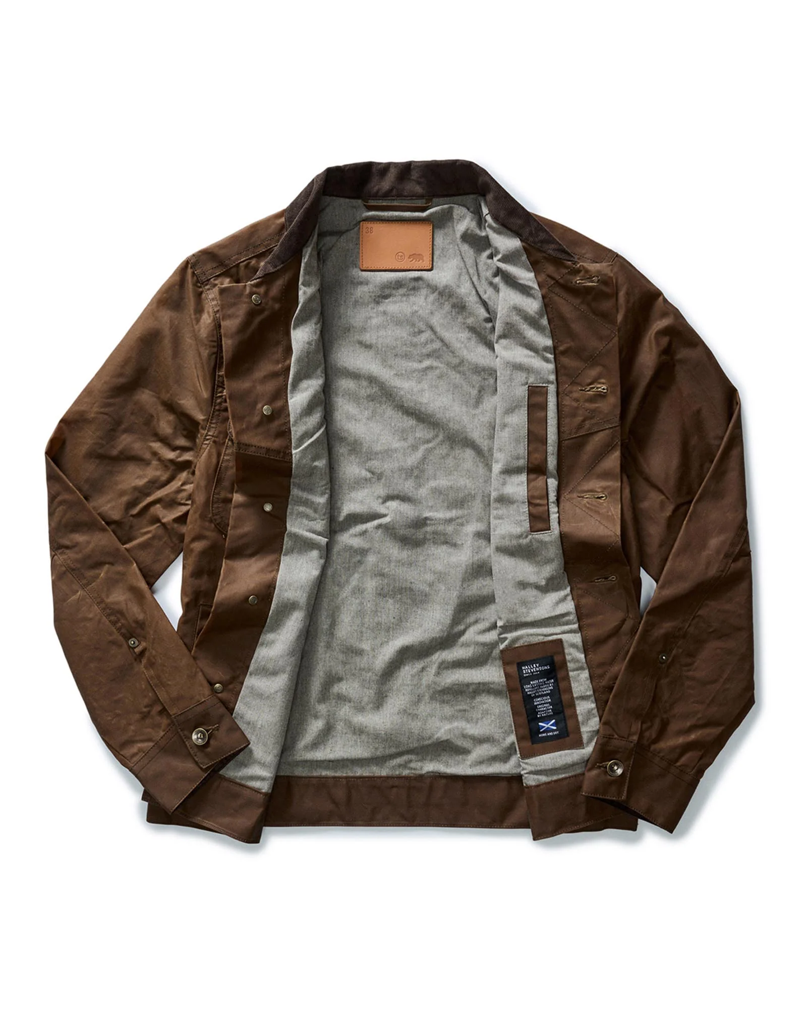 The Long Haul Jacket in Dark Khaki Waxed Canvas - Image 8