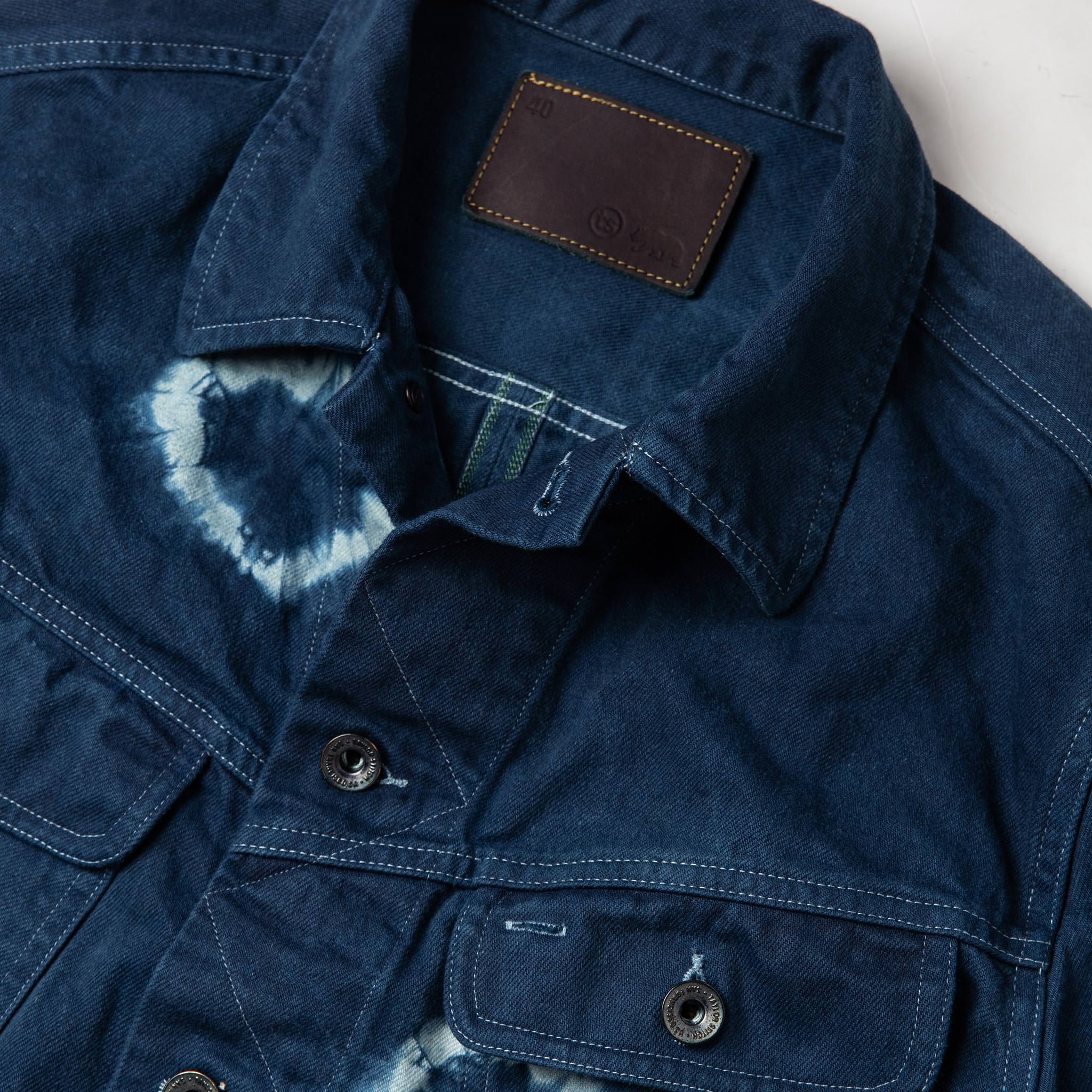 The Long Haul Jacket in Hand-Dyed Indigo - Image 3