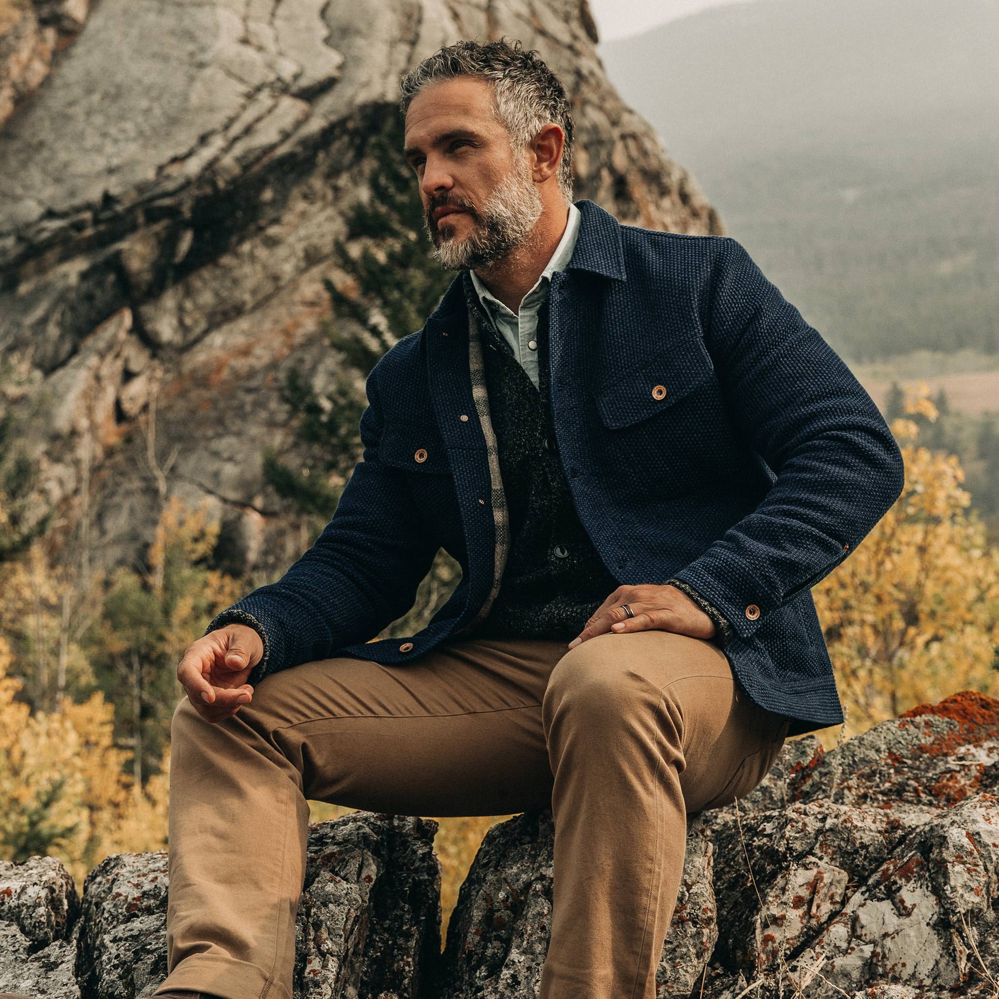 The Long Haul Jacket in Indigo Sashiko - Image 2