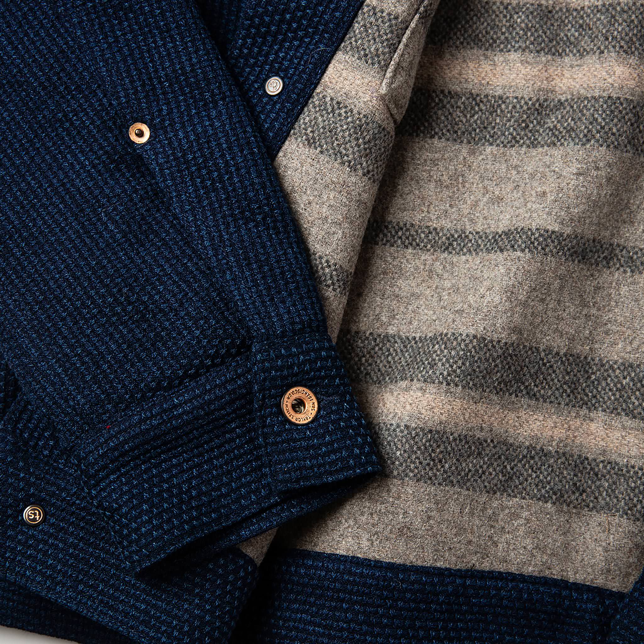The Long Haul Jacket in Indigo Sashiko - Image 9