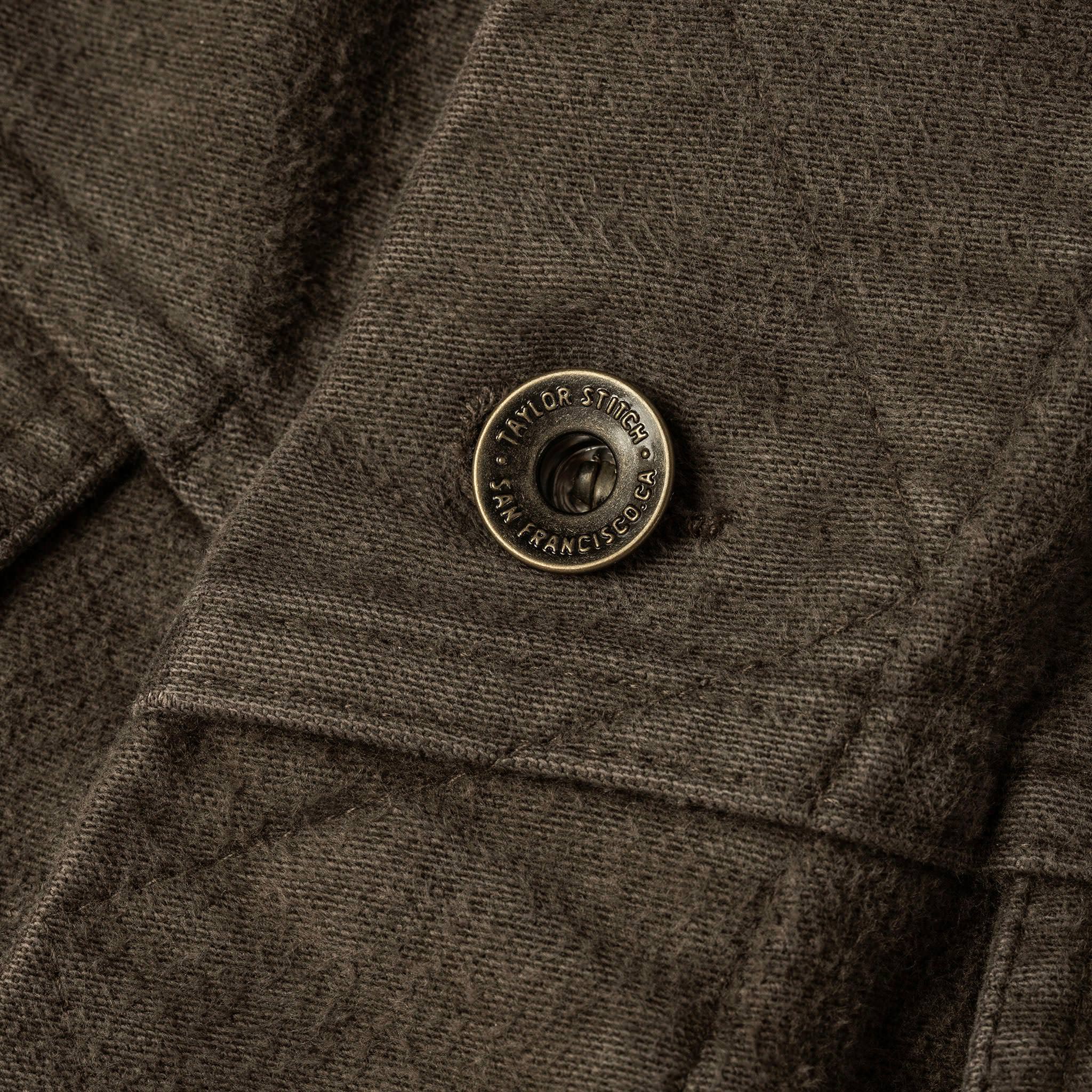 The Long Haul Jacket in Moss Brushed Reverse Sateen - Image 7