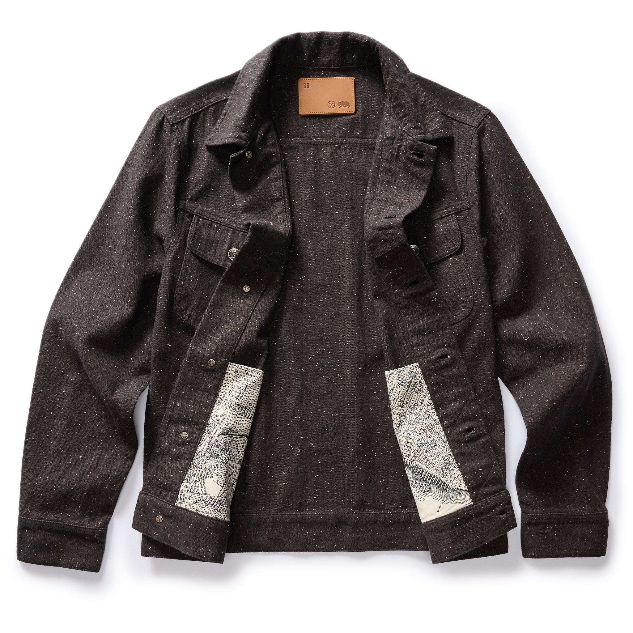 The Long Haul Jacket in Peat Nep Herringbone - Image 6