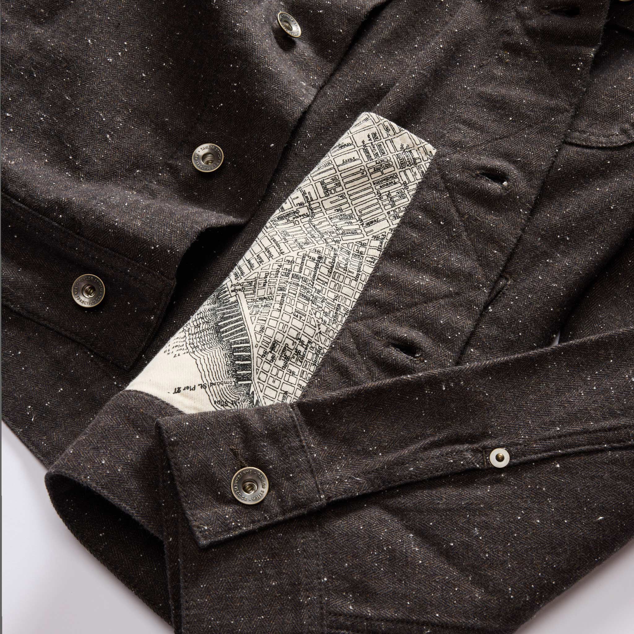 The Long Haul Jacket in Peat Nep Herringbone - Image 8