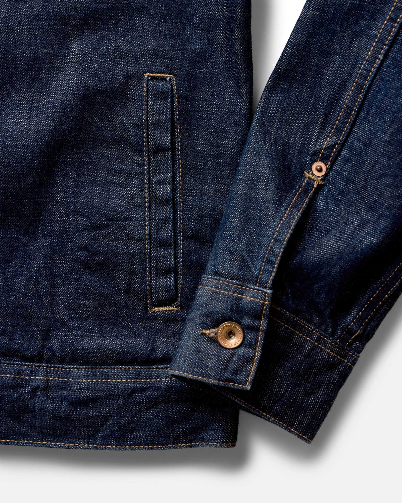 The Long Haul Jacket in Rinsed Organic Selvedge - Image 7