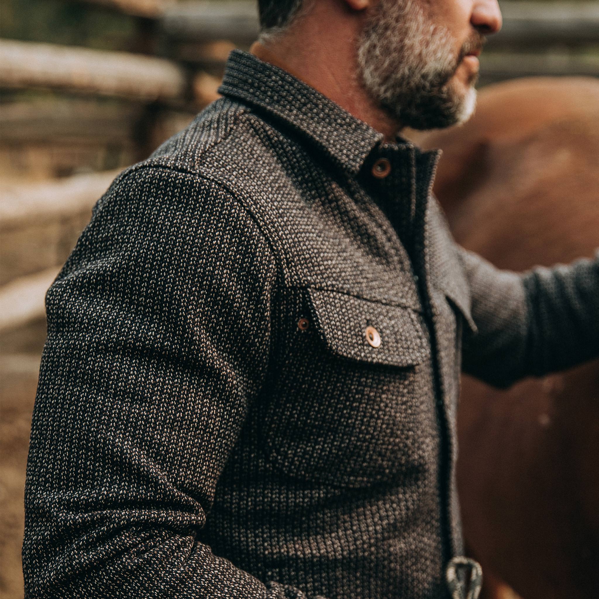 The Long Haul Jacket in Wool Beach Cloth - Image 4