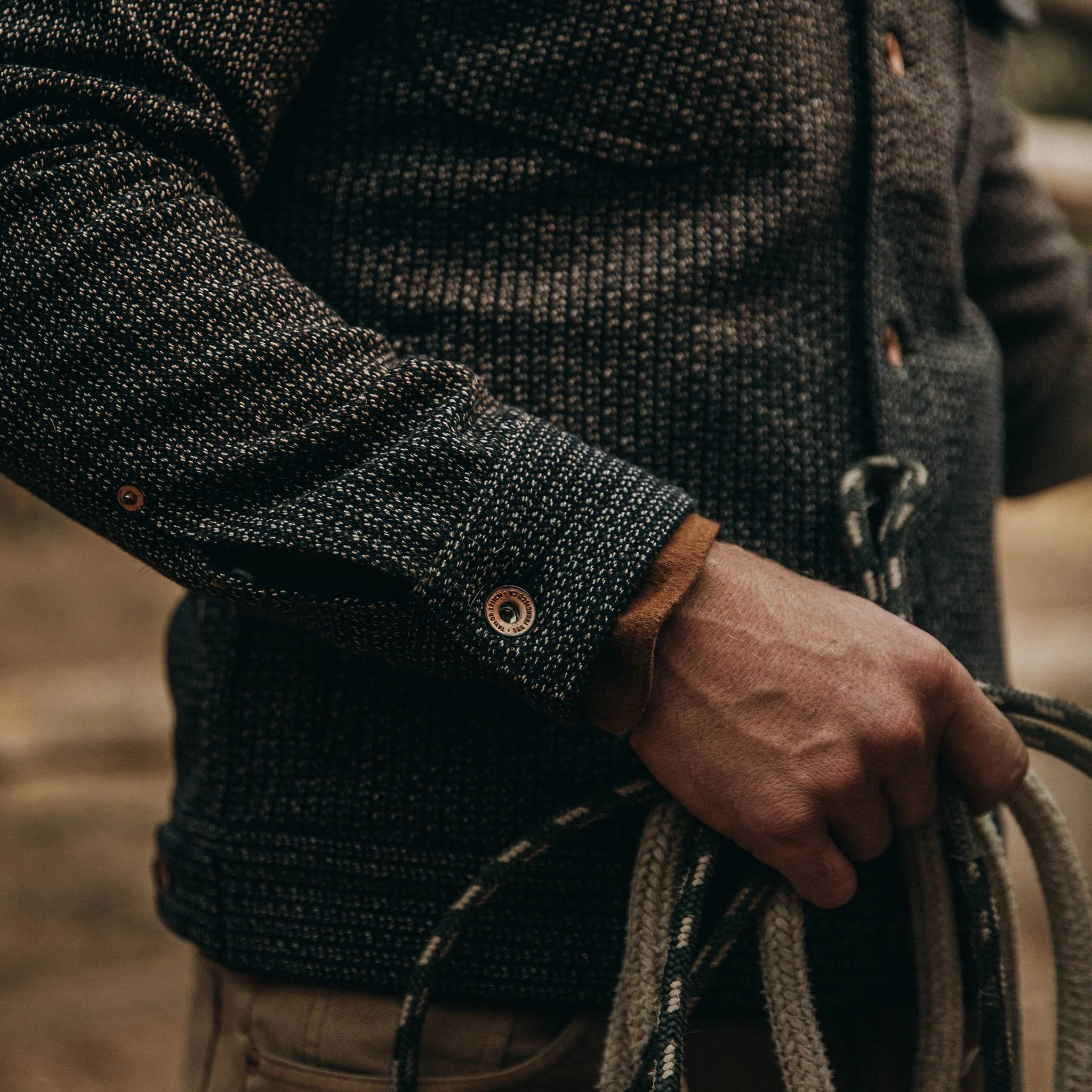 The Long Haul Jacket in Wool Beach Cloth - Image 5