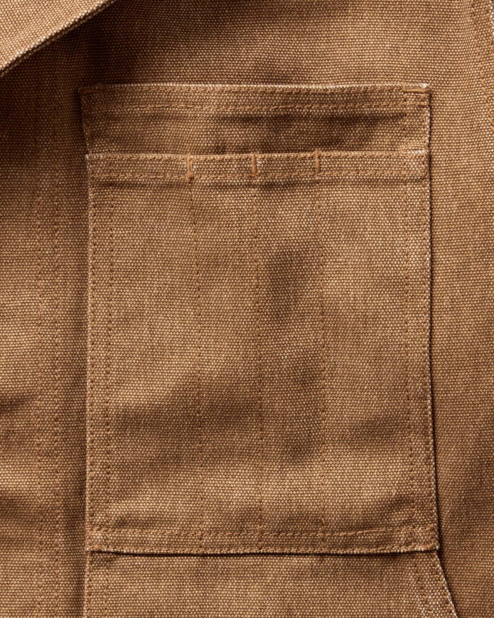 The Longshore Jacket in Tobacco Chipped Canvas - Image 5