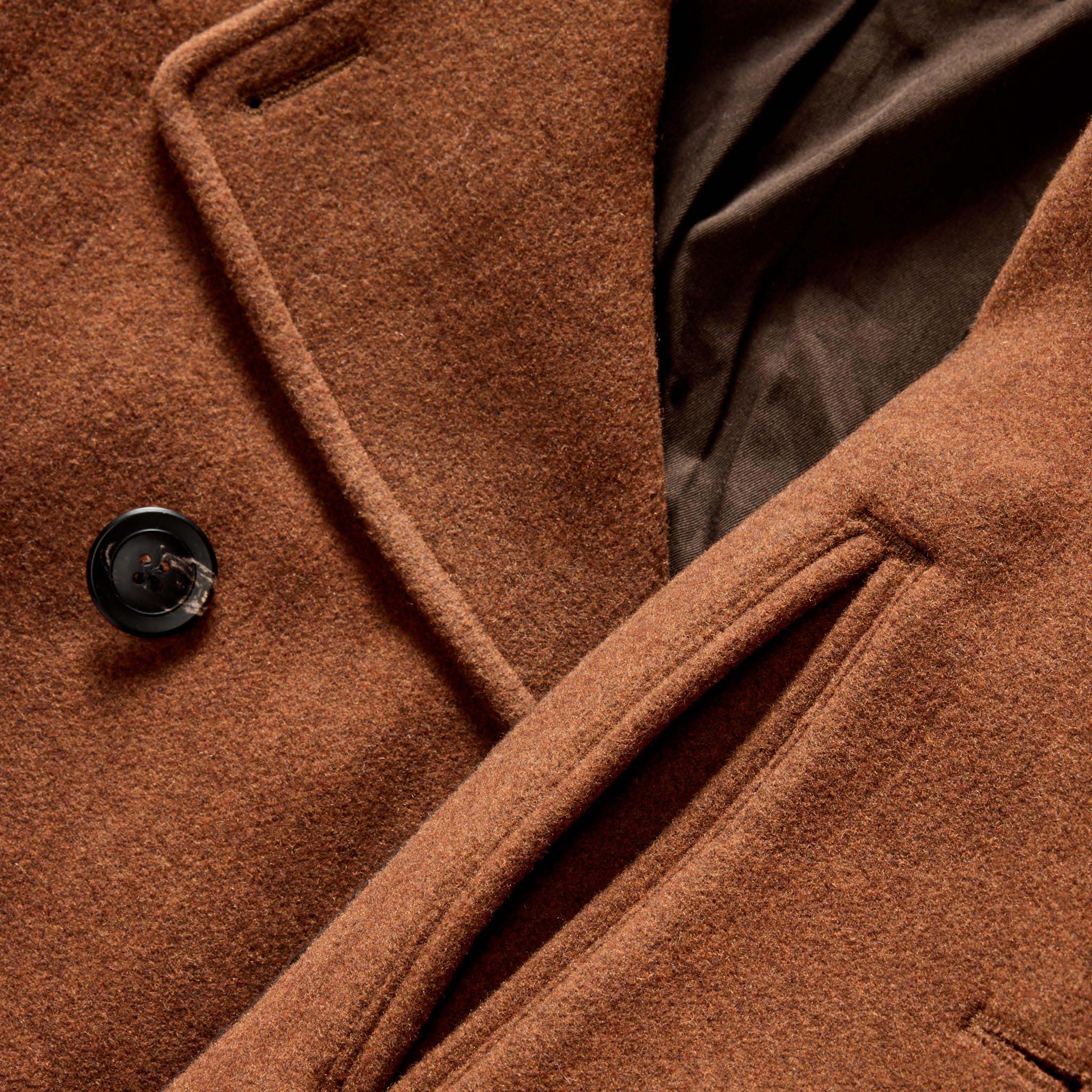 The Mariner Coat in Tarnished Copper Wool - Image 9