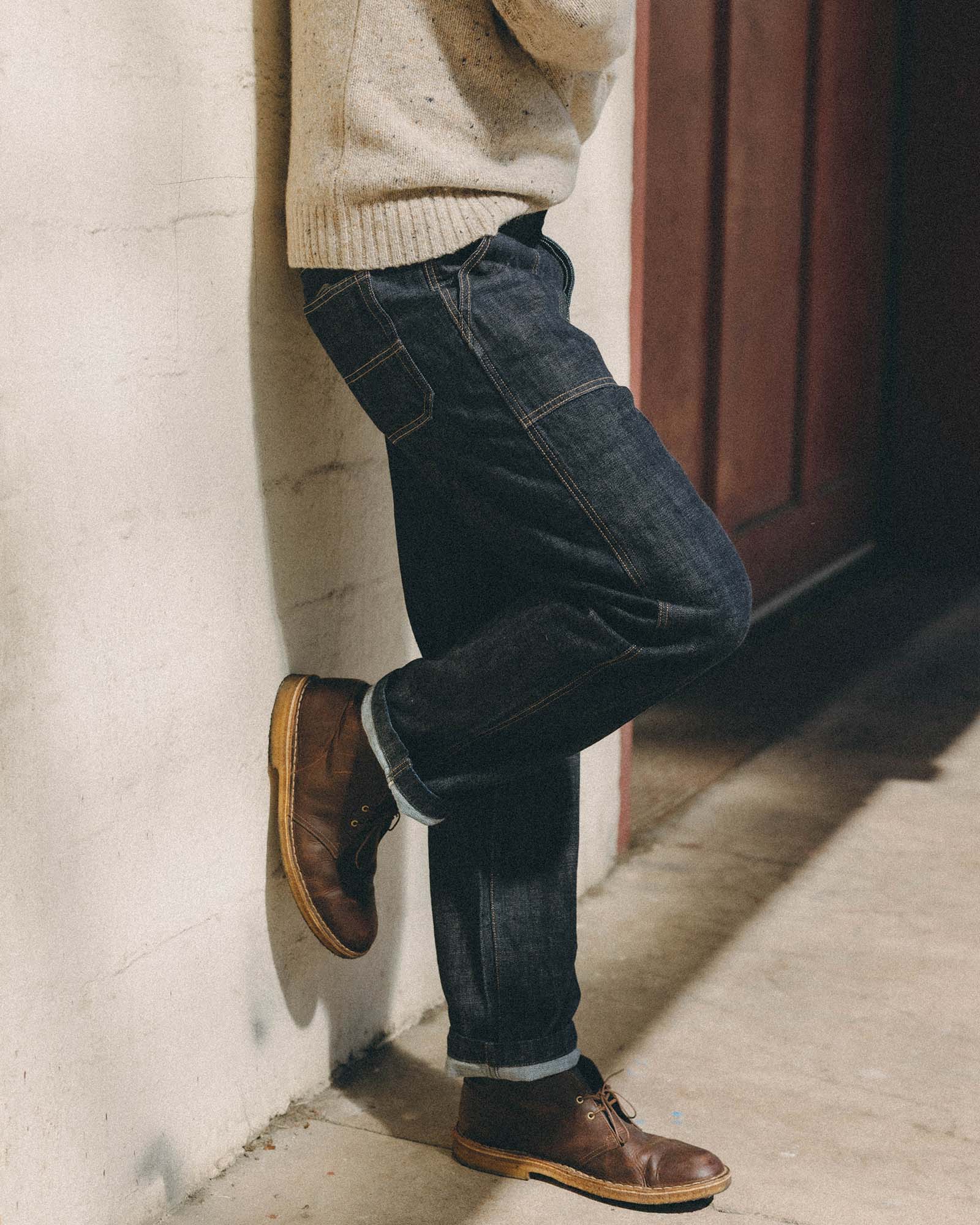 The Mariner Jean in Rinsed Organic Selvedge - Image 2