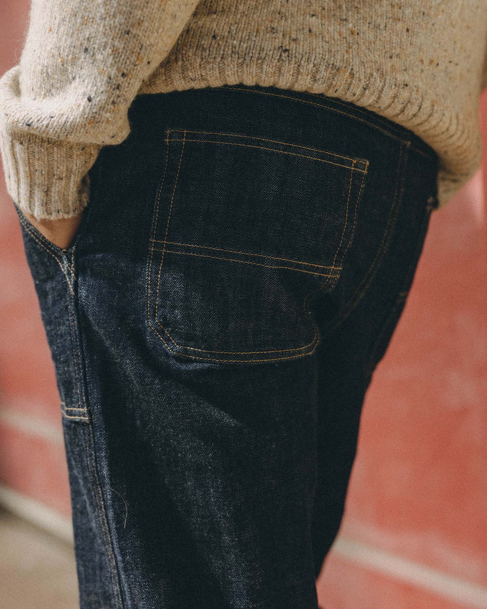 The Mariner Jean in Rinsed Organic Selvedge - Image 4