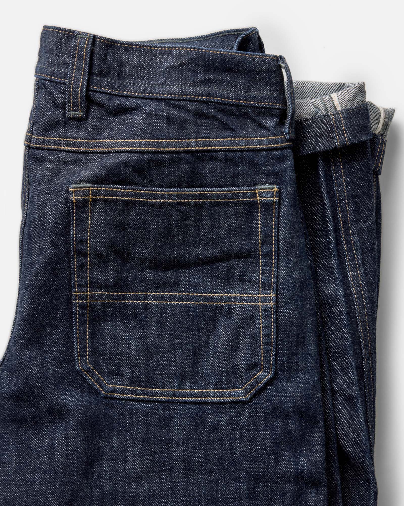 The Mariner Jean in Rinsed Organic Selvedge - Image 7