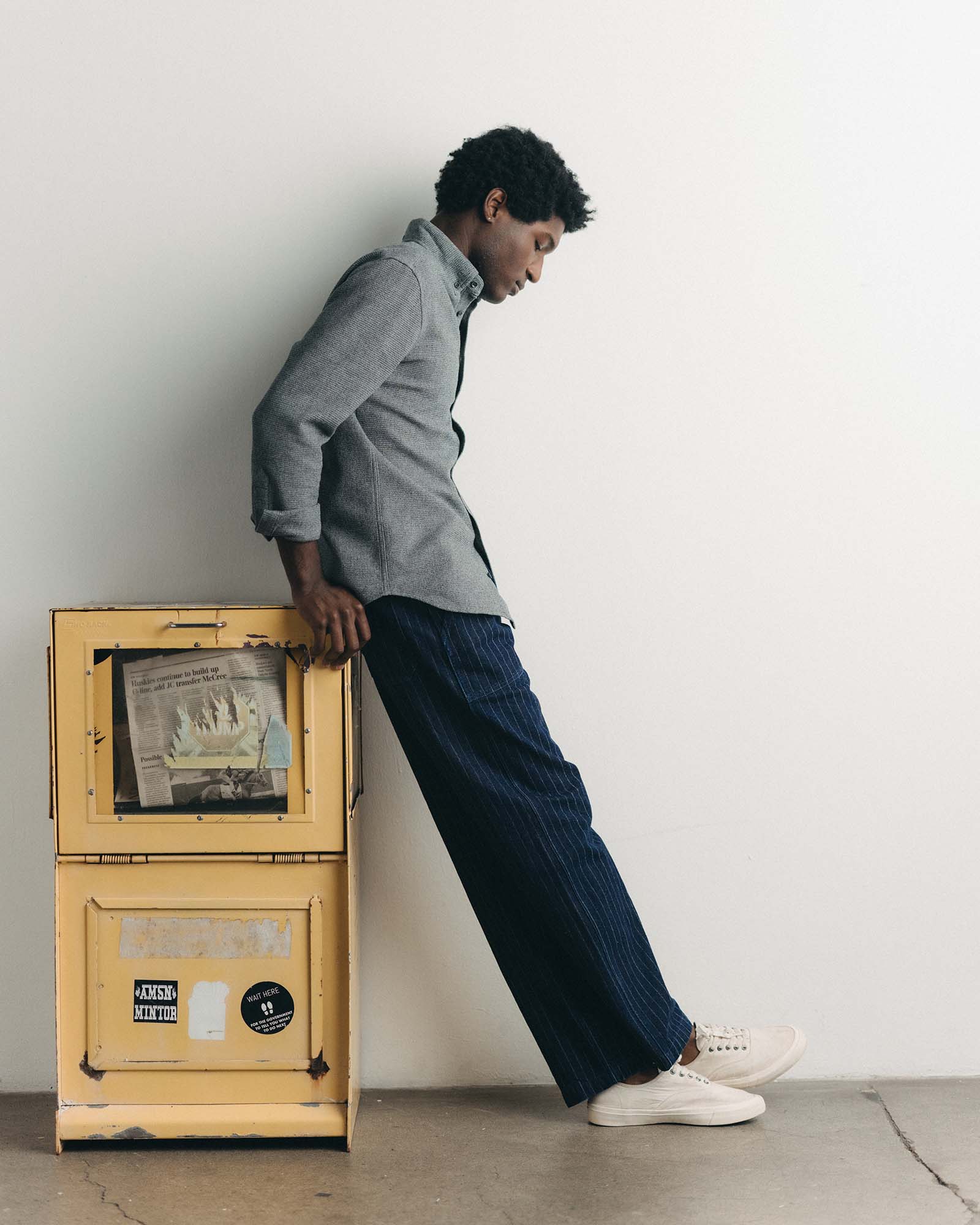 The Mariner Jean in Rinsed Indigo Dobby Denim - Image 3