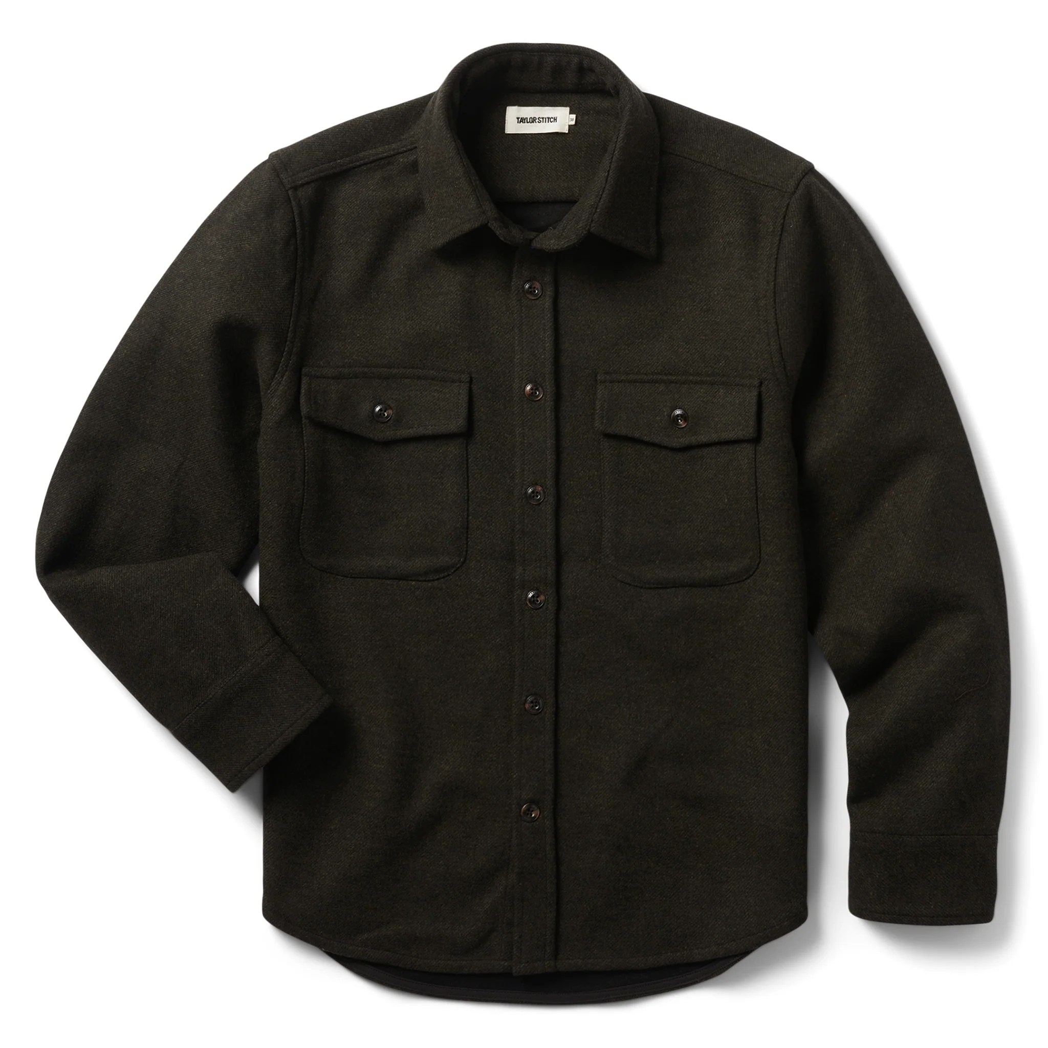 The Maritime Shirt Jacket in Evergreen Twill - Image 2