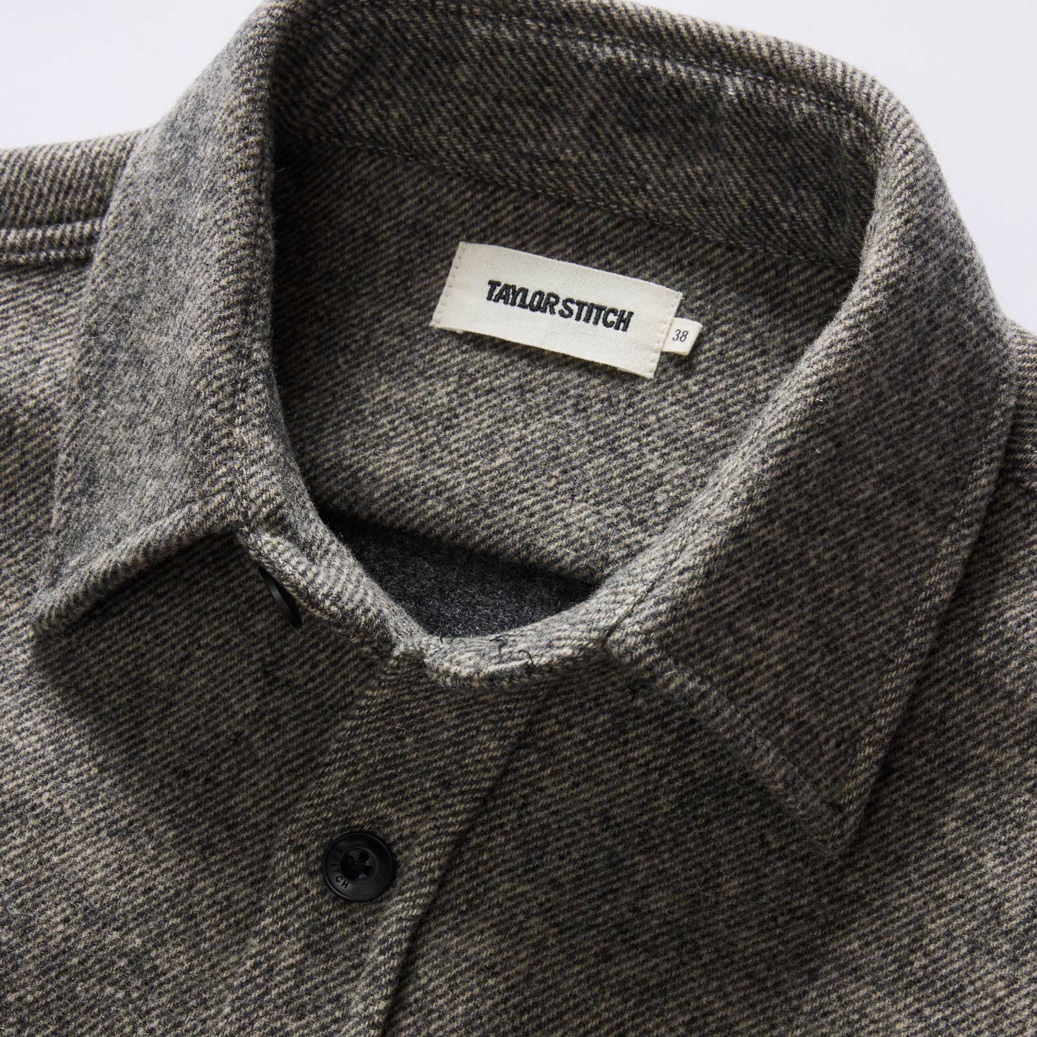 The Maritime Shirt Jacket in Ash Twill - Image 7