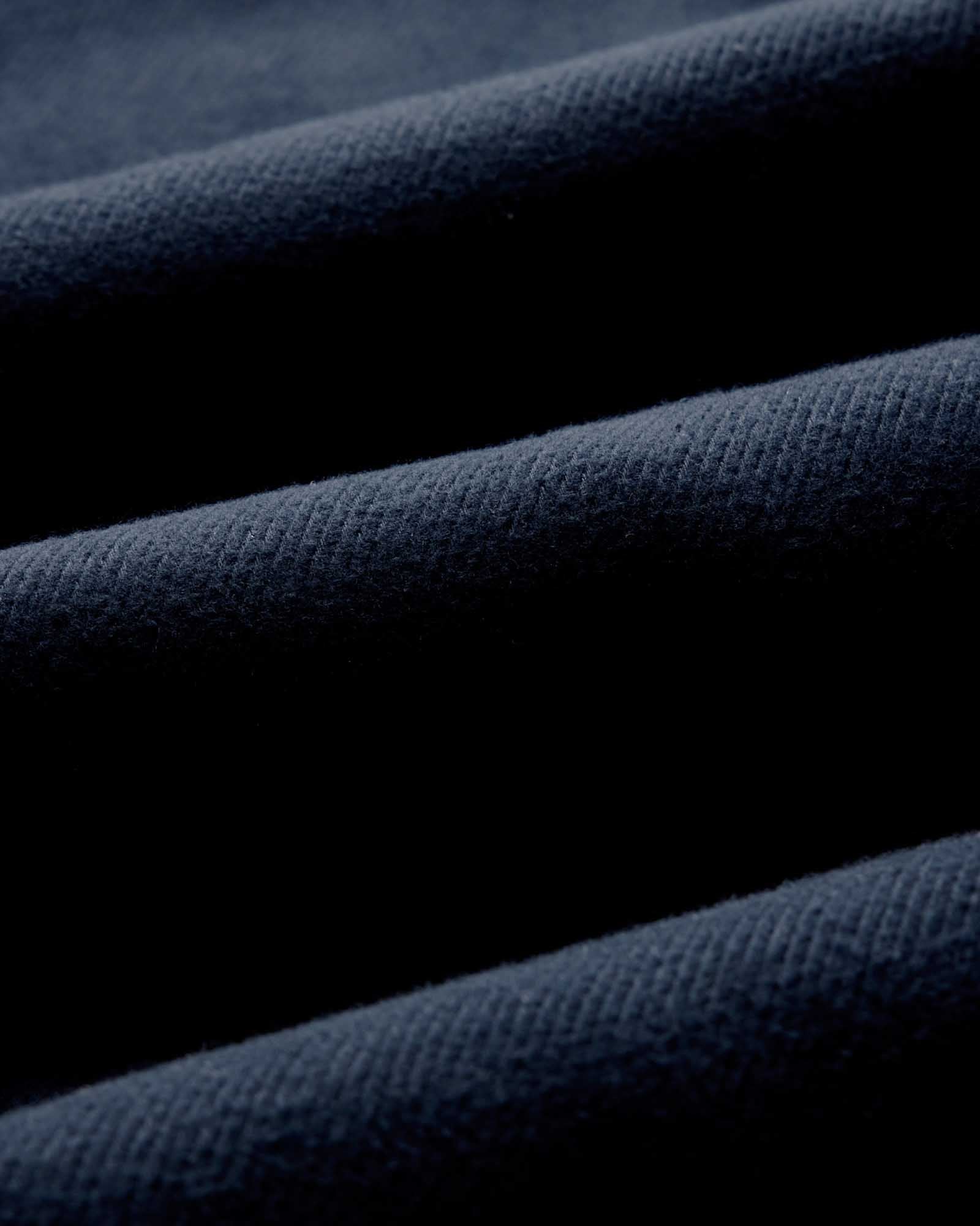 The Maritime Shirt Jacket in Dark Navy Moleskin Twill - Image 8