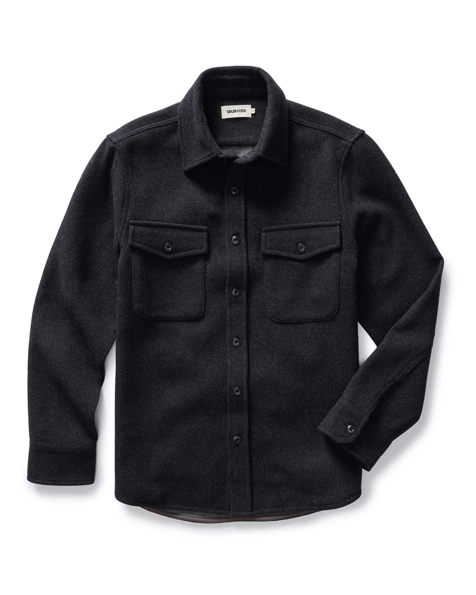The Maritime Shirt Jacket in Heather Charcoal - Image 6