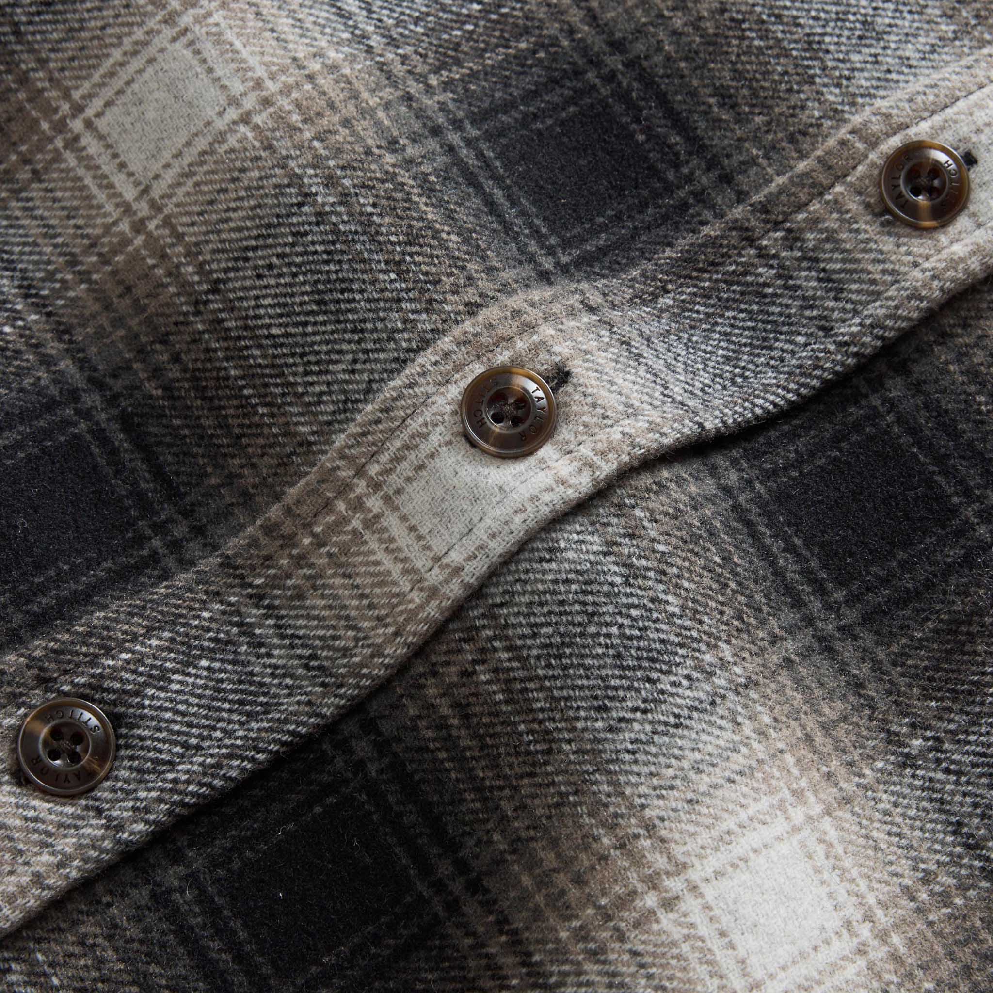 The Maritime Shirt Jacket in Olive Plaid - Image 6