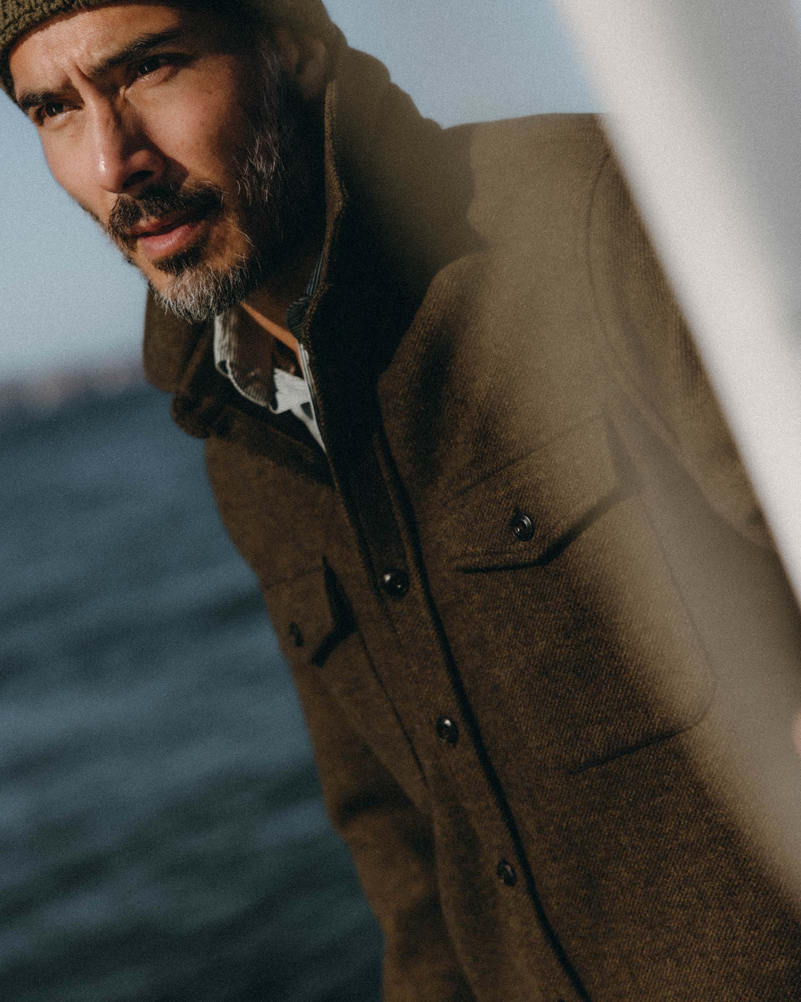 The Maritime Shirt Jacket in Ranger Twill Wool - Image 3