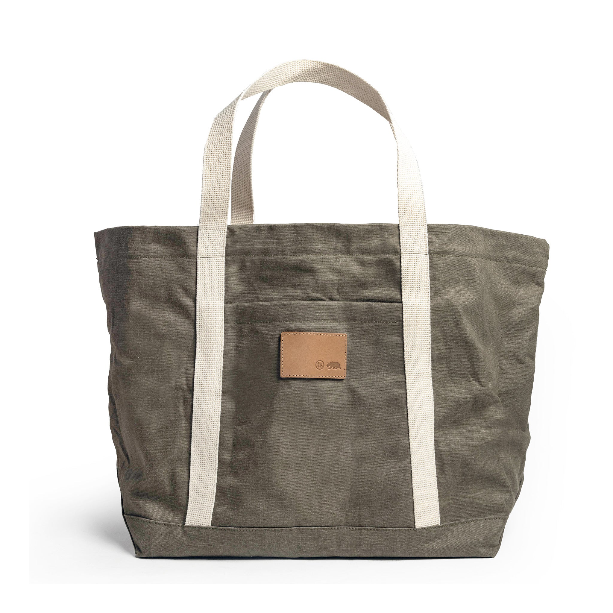 The Market Tote in Stone Boss Duck - Image 6