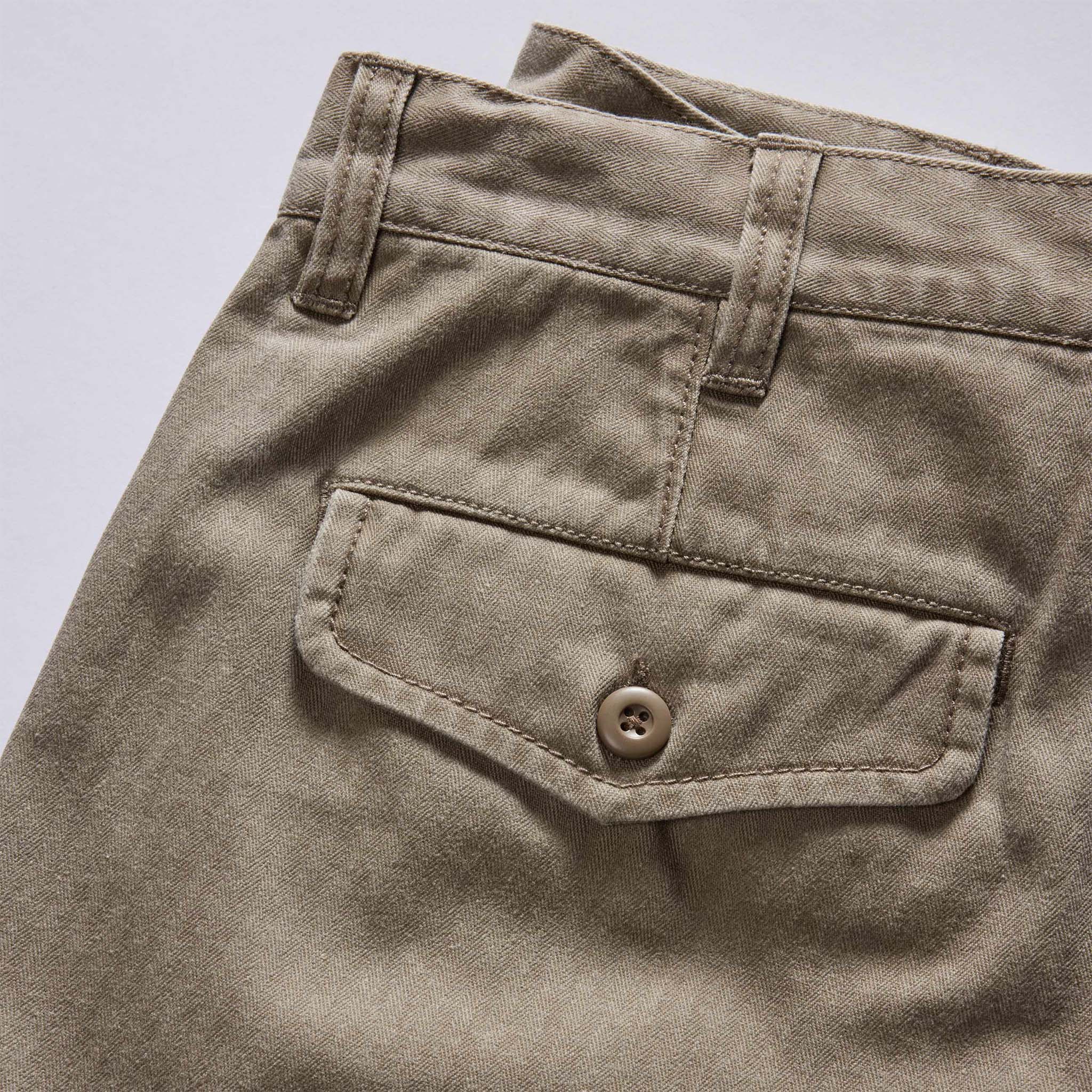The Matlow Short in Baked Soil Herringbone - Image 8