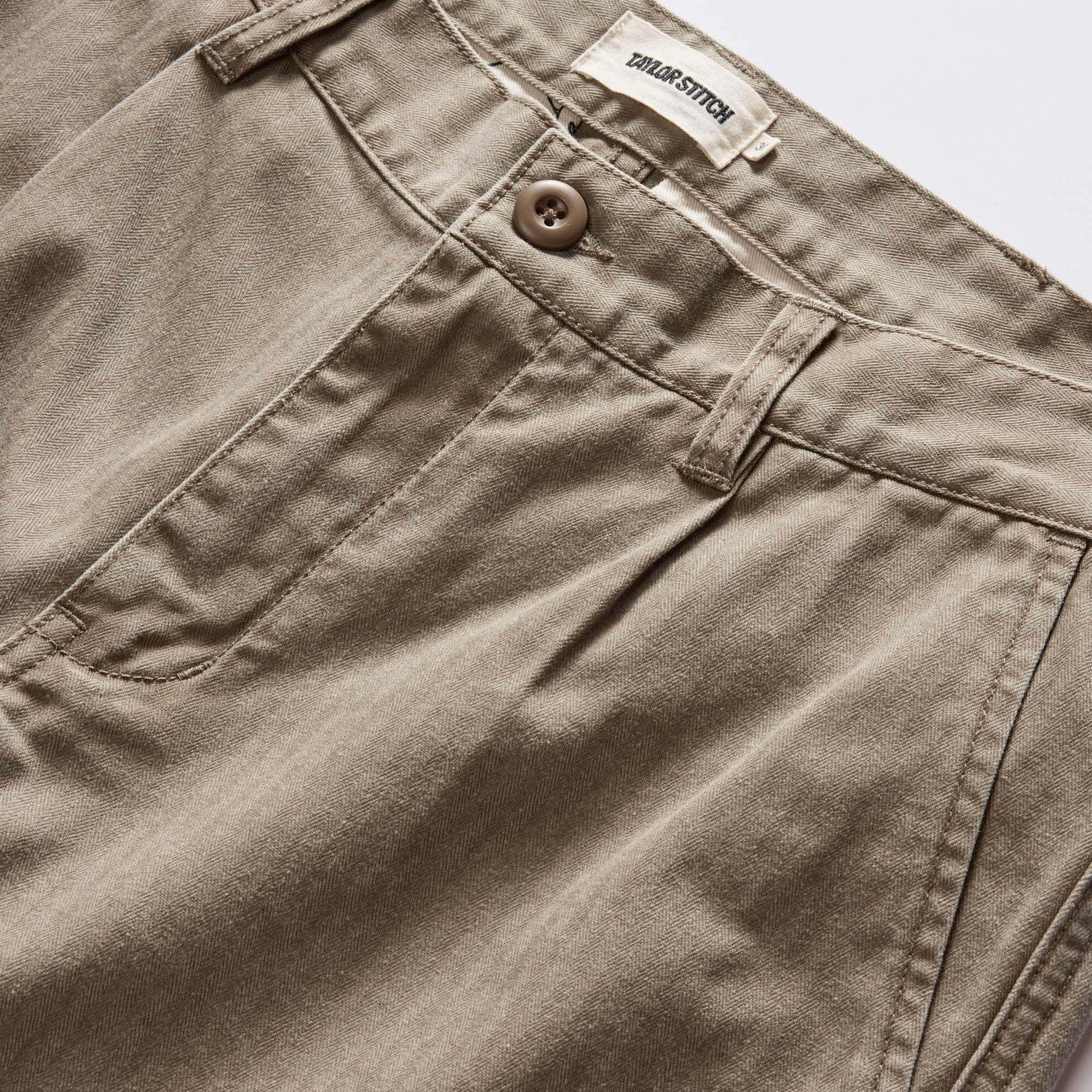 The Matlow Short in Baked Soil Herringbone - Image 9