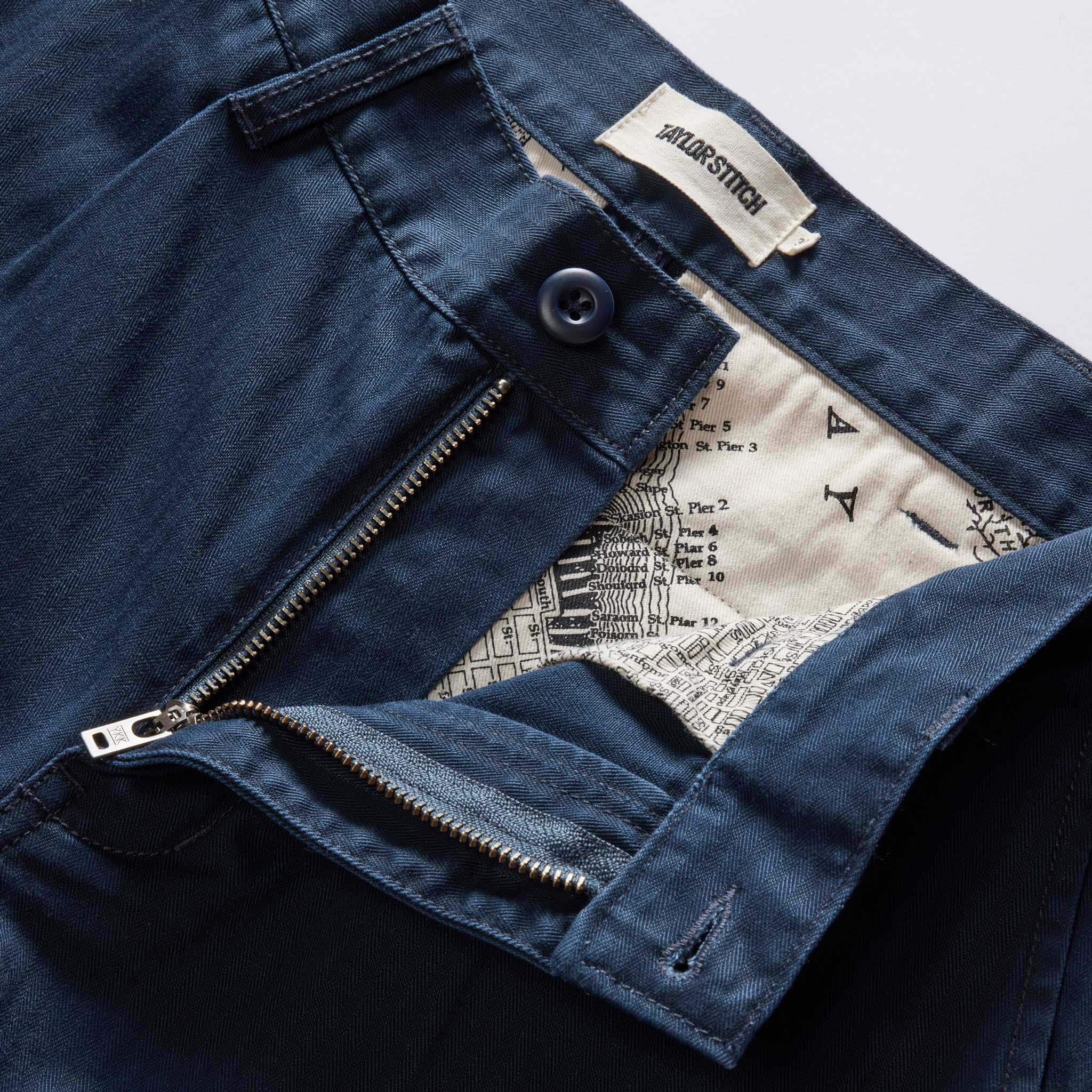 The Matlow Short in Dark Navy Herringbone - Image 8