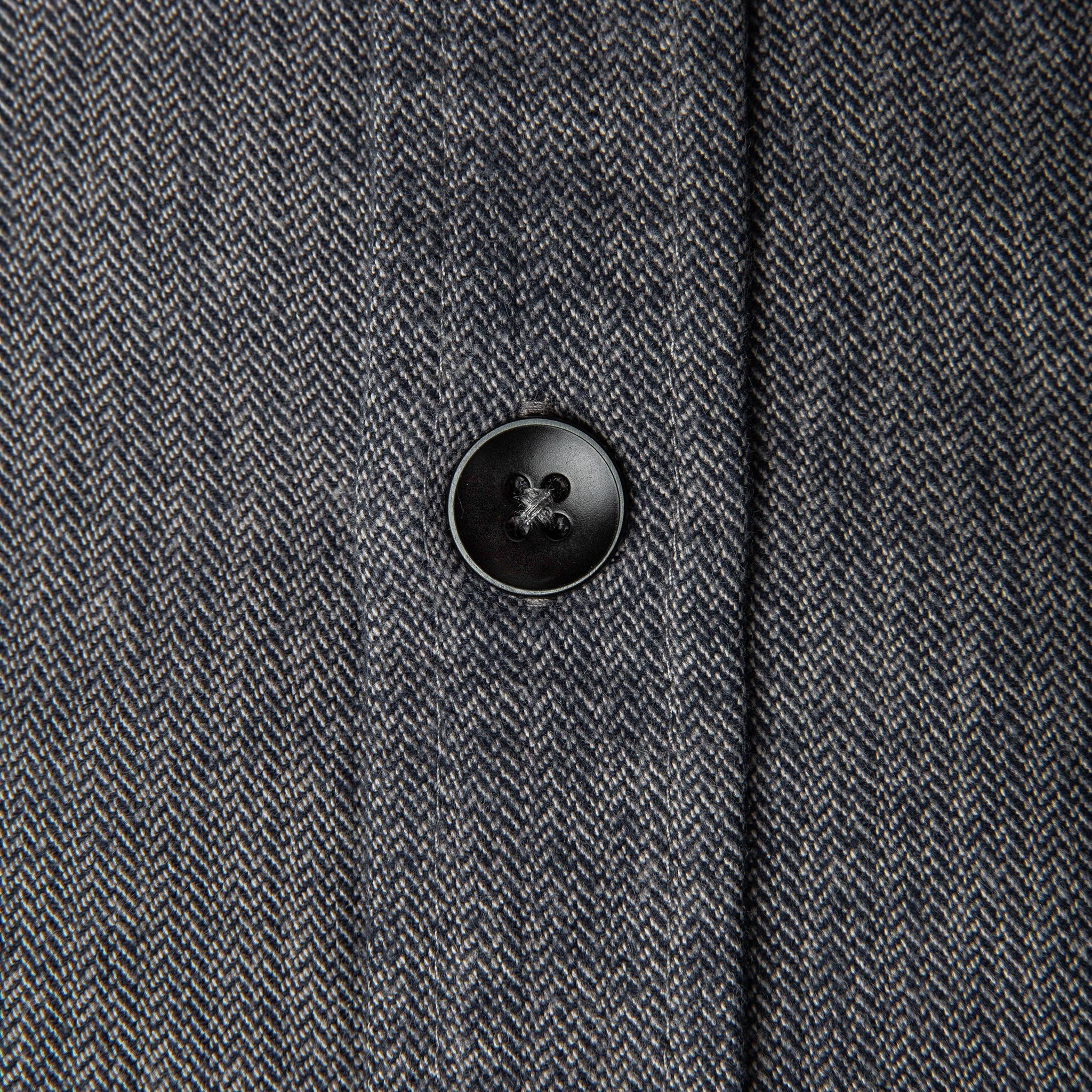 The Mechanic Shirt in Slate Herringbone - Image 9