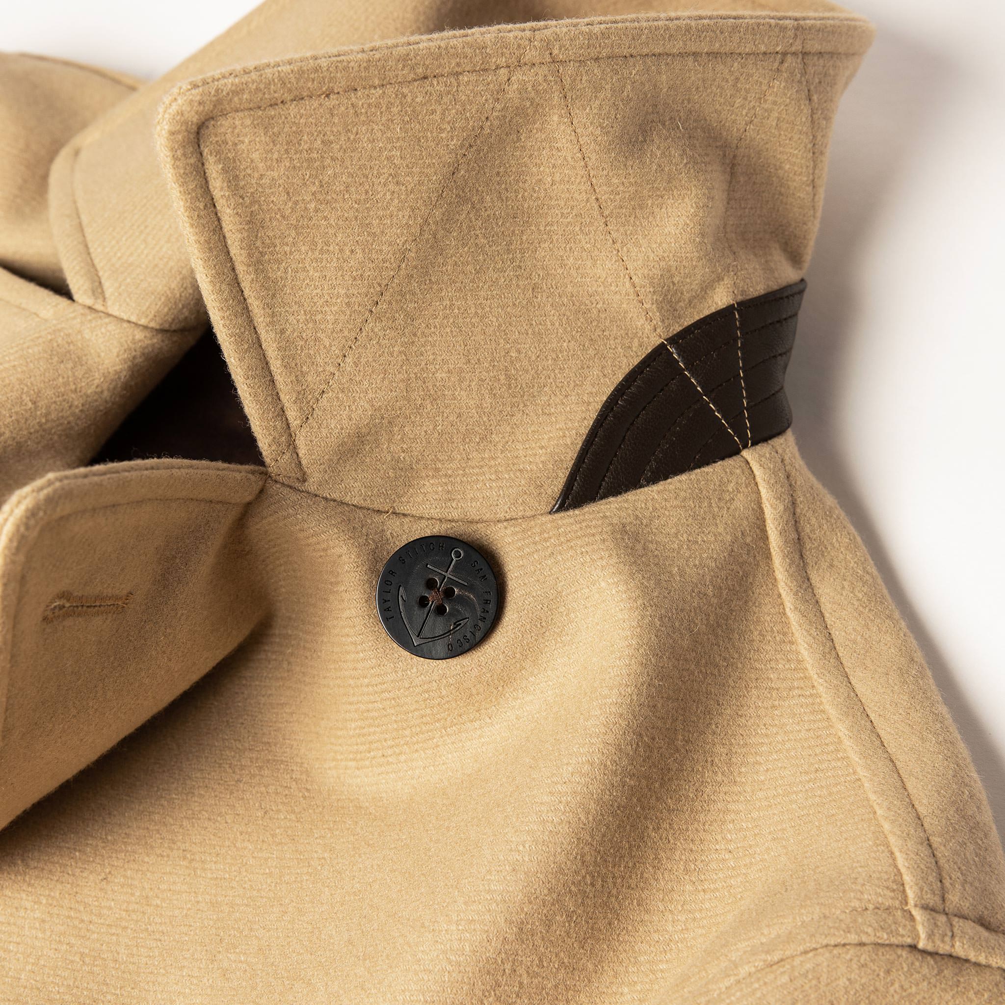 The Mendocino Peacoat in Camel Wool - Image 9